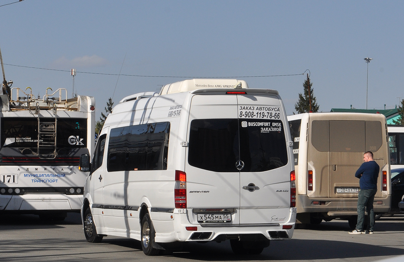 Омская область, Луидор-223602 (MB Sprinter) № Х 545 МА 55