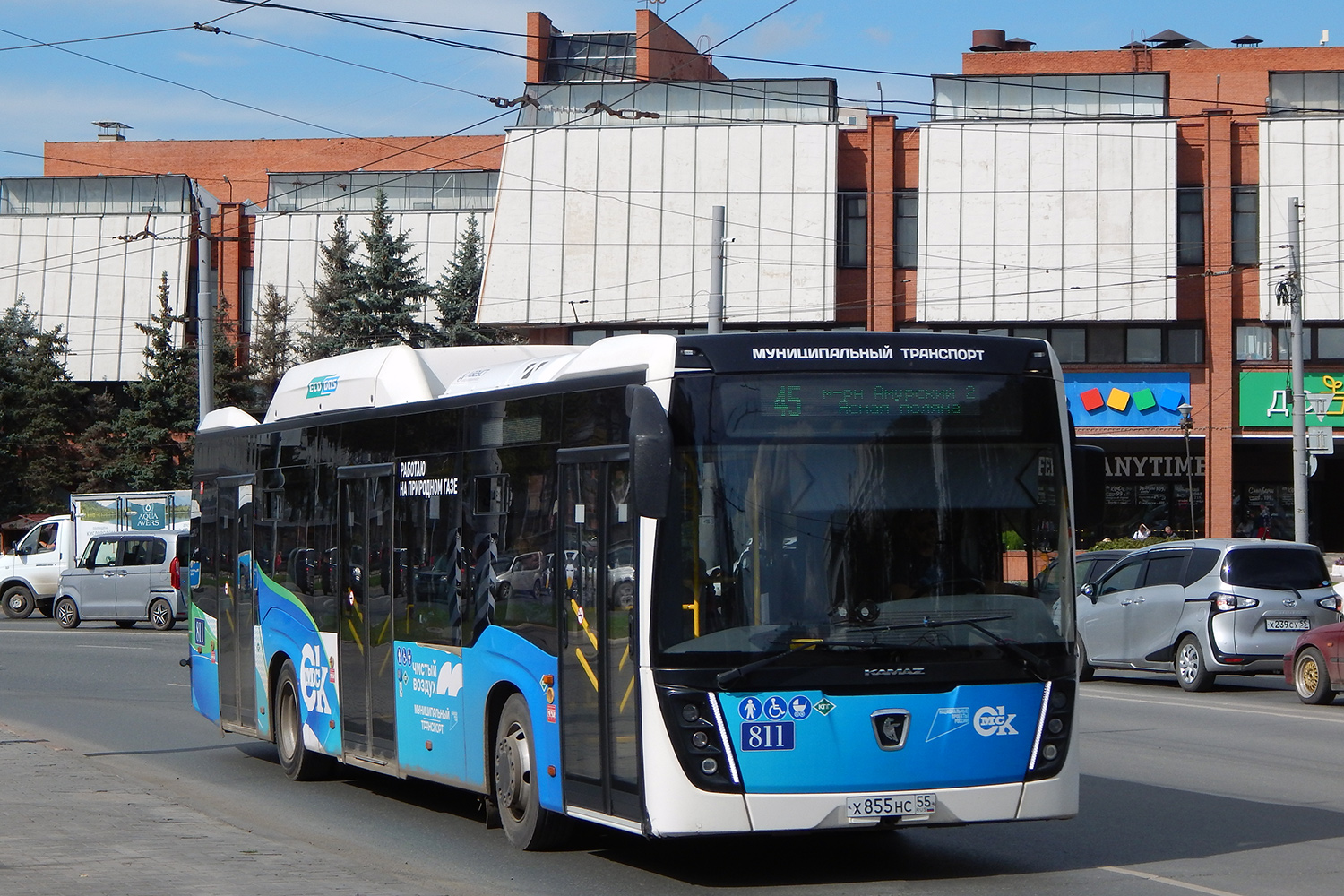 Омская область, НефАЗ-5299-40-57 (CNG) № 811