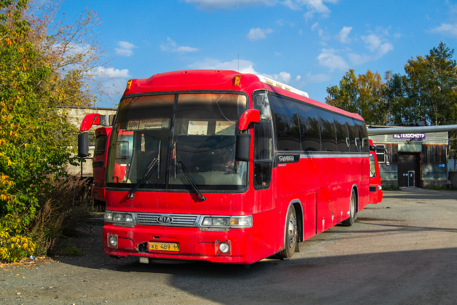 Свердловская область, Kia Granbird № КЕ 489 66
