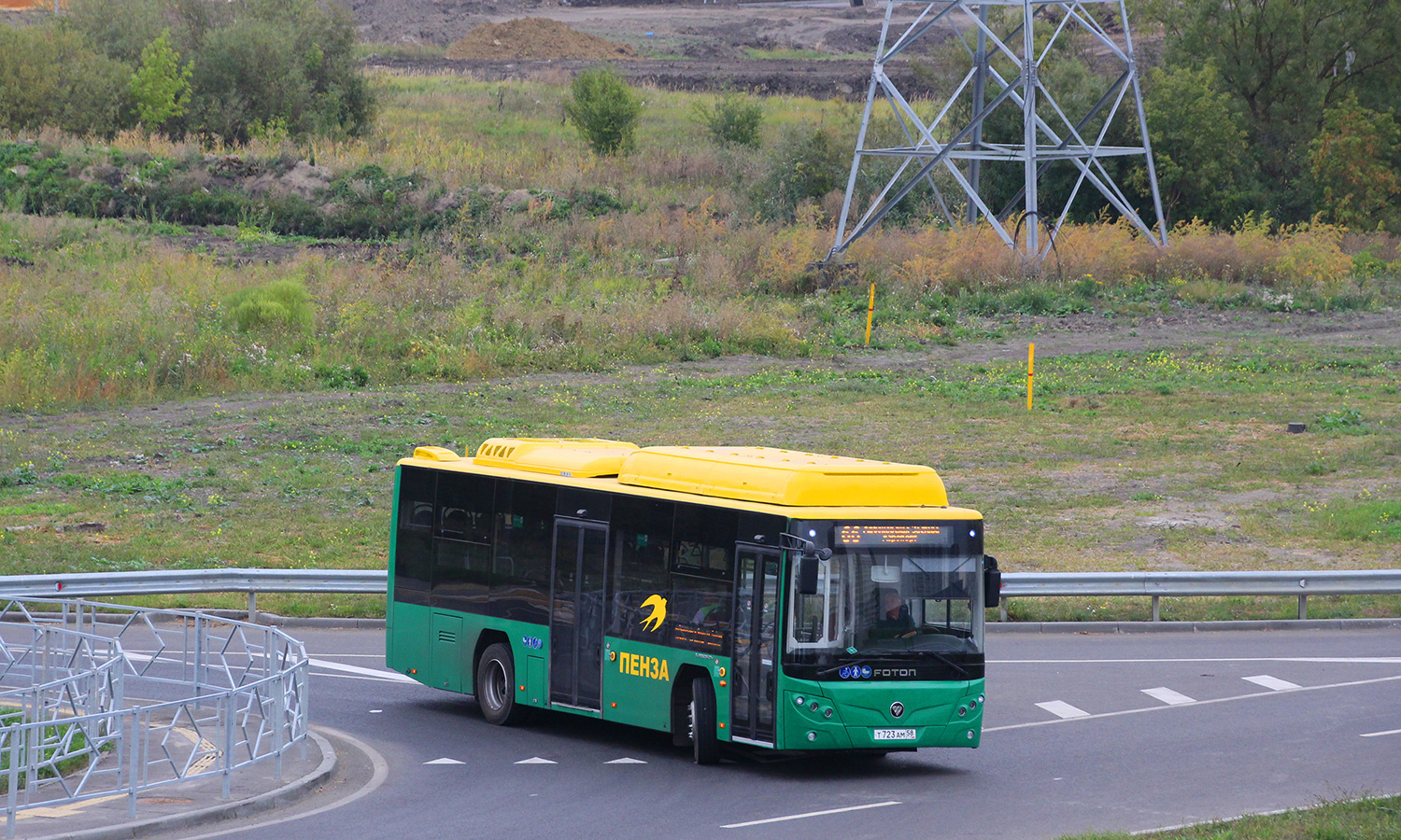 Пензенская область, Foton BJ6105C6MCD-1 № Т 723 АМ 58