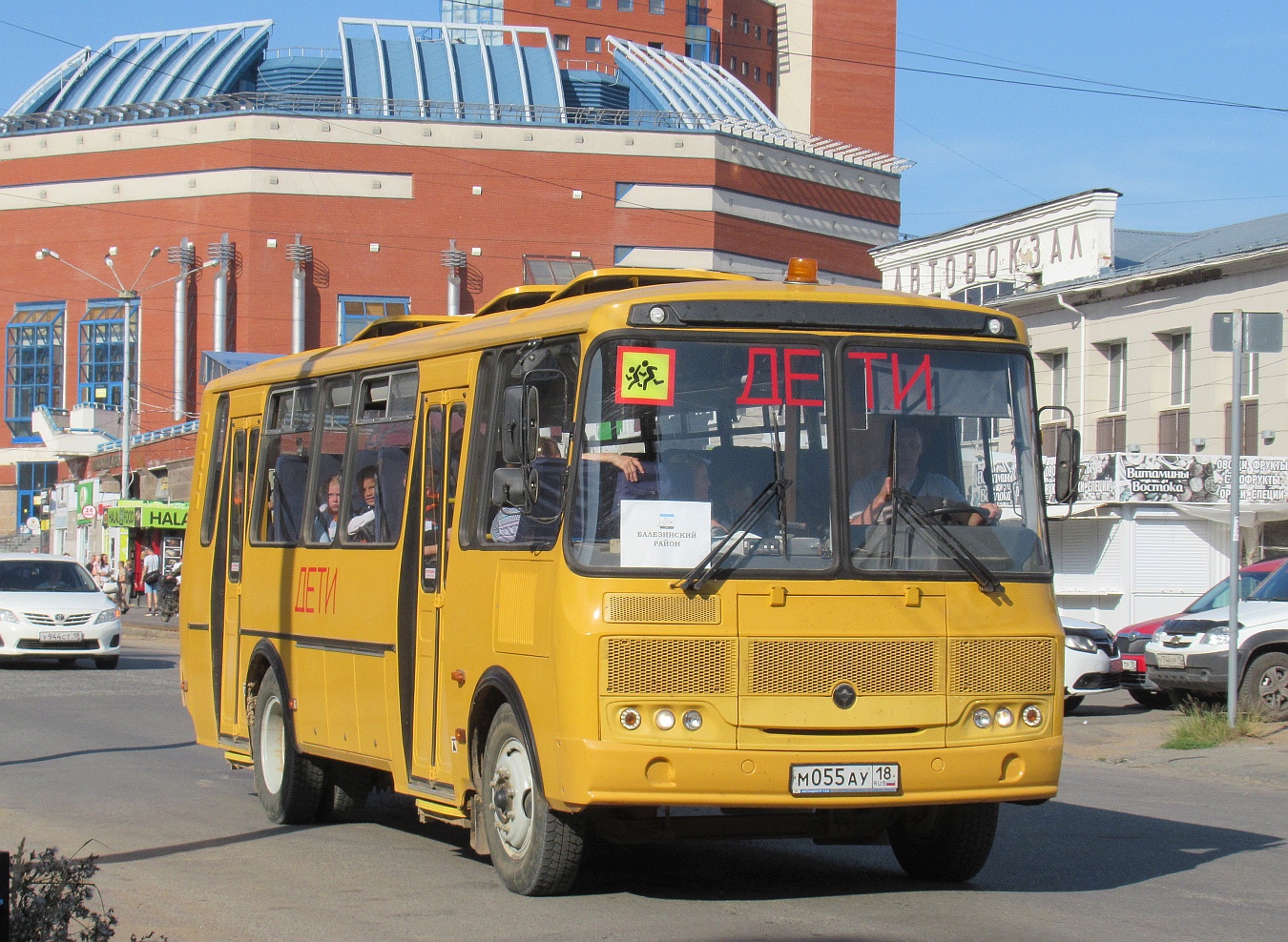 Удмуртия, ПАЗ-423470-04 № М 055 АУ 18