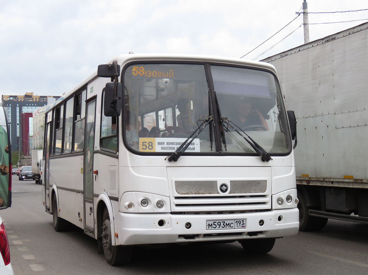 Краснодарский край, ПАЗ-320412-05 № М 593 МС 193