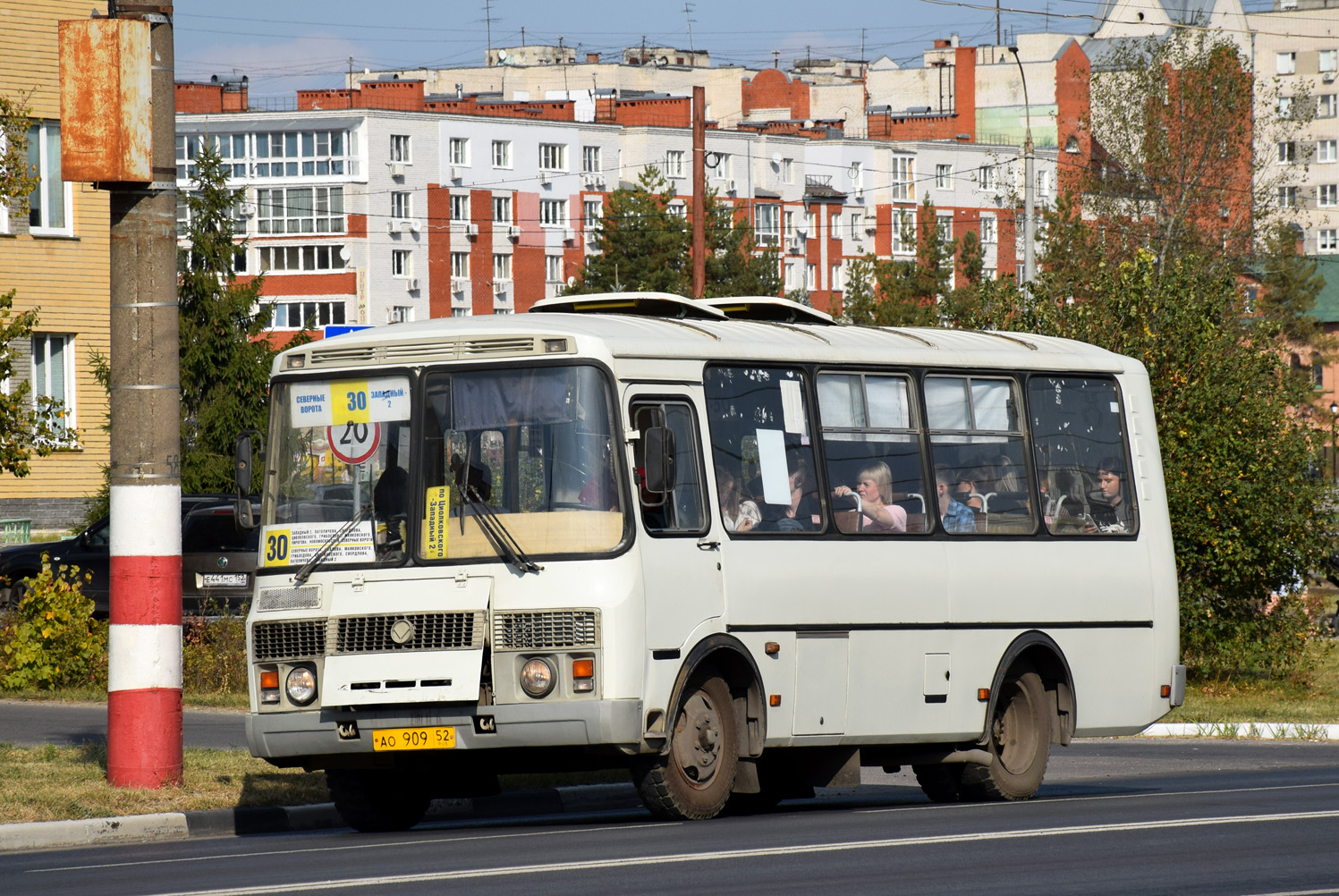 Нижегородская область, ПАЗ-32054 № АО 909 52