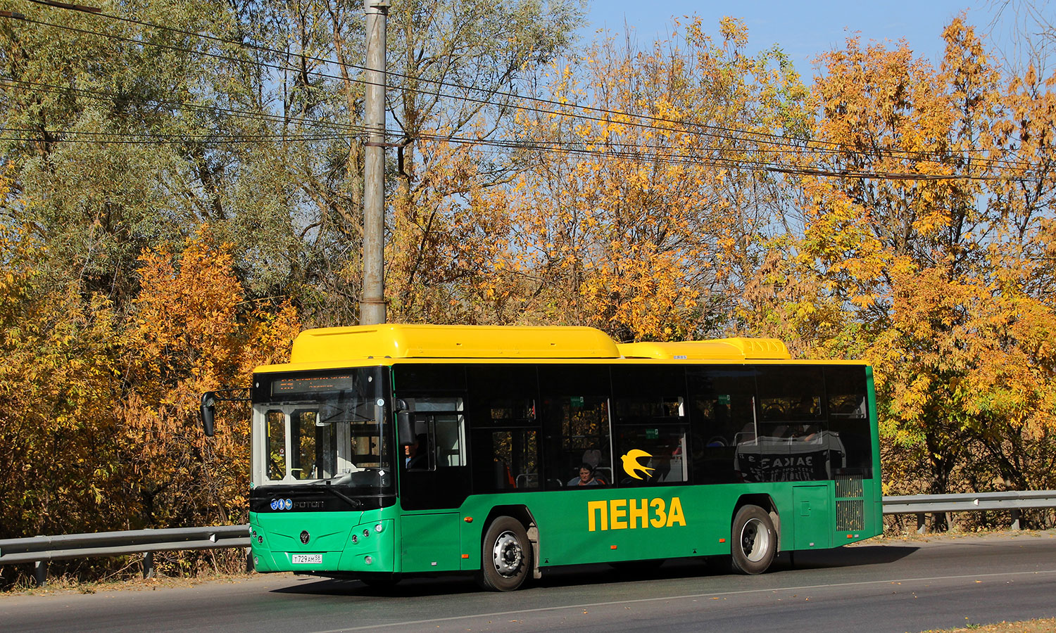 Пензенская область, Foton BJ6105C6MCD-1 № Т 729 АМ 58