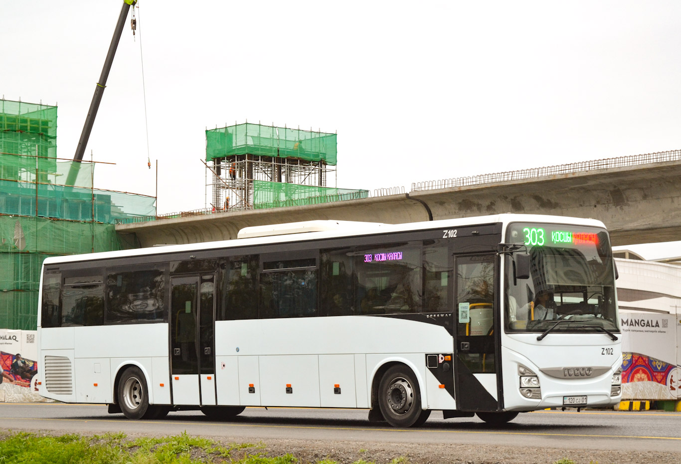 Астана, IVECO Crossway LINE 13M (СарыаркаАвтоПром) № Z102