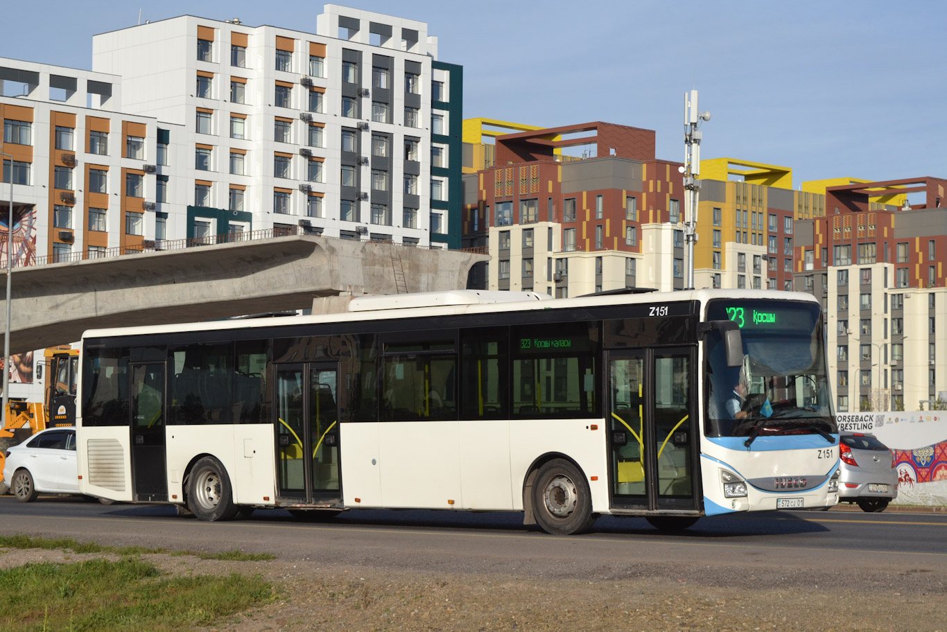 Астана, IVECO Crossway LE 13M (СарыаркаАвтоПром) № Z151