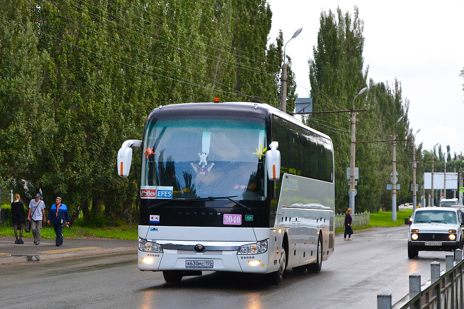 Омская область, Yutong ZK6122H9 № 3040