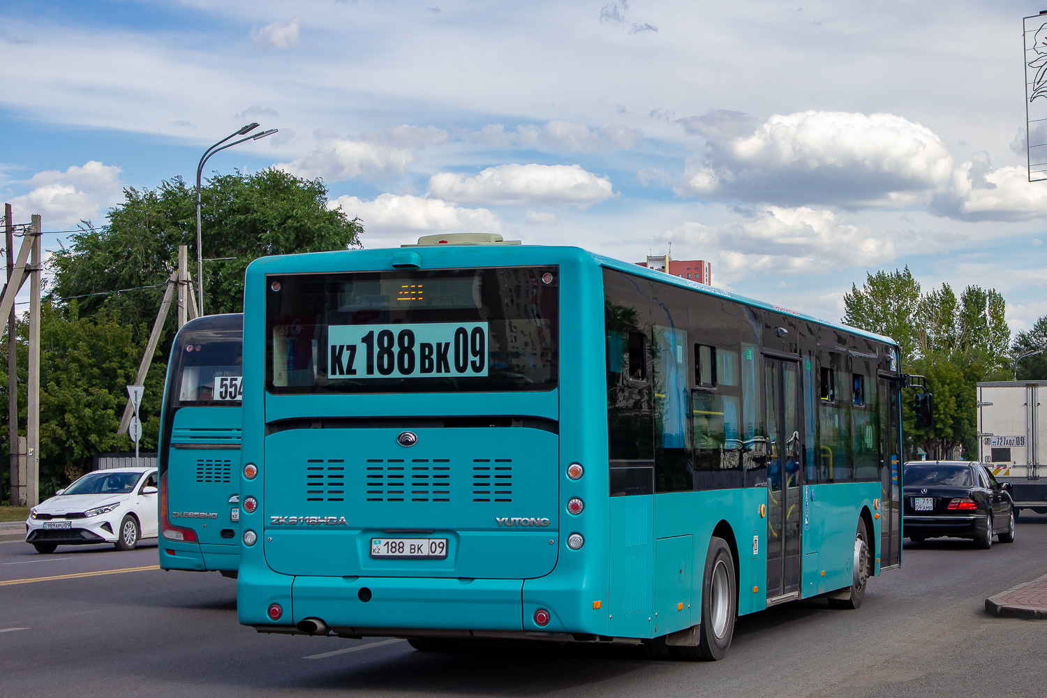Карагандинская область, Yutong ZK6118HGA (QazTehna) № 188 BK 09