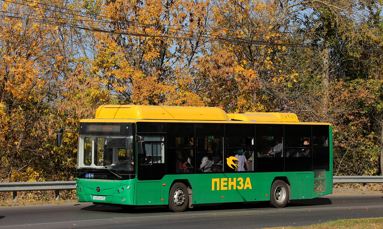 Пензенская область, Foton BJ6105C6MCD-1 № Т 697 АМ 58