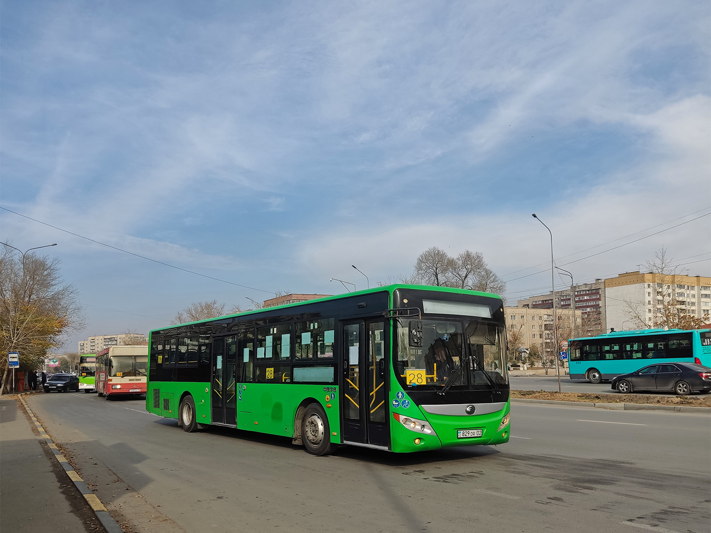 Абайская область, Yutong ZK6118HGA № 829 DR 02