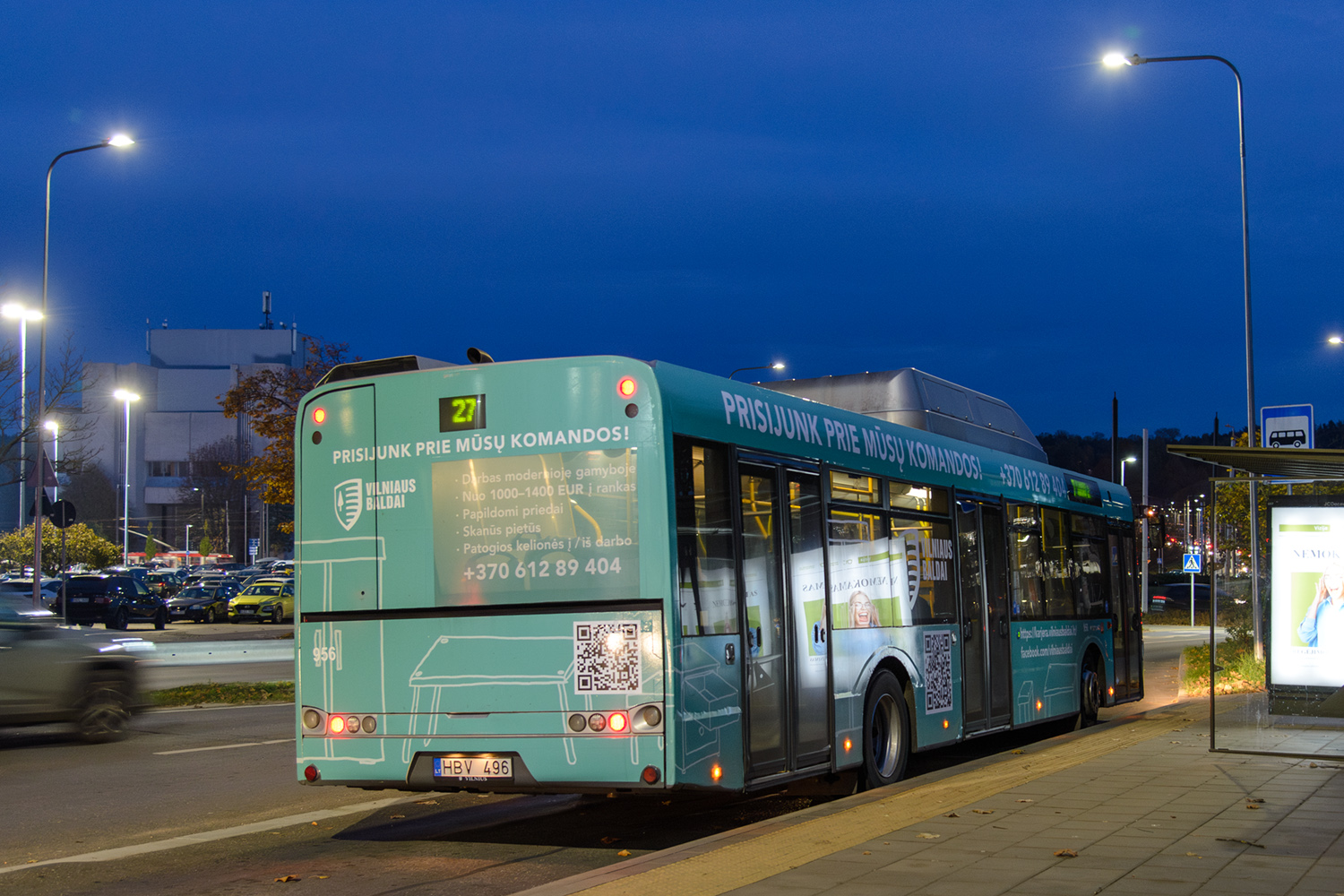 Литва, Solaris Urbino III 12 CNG № 956