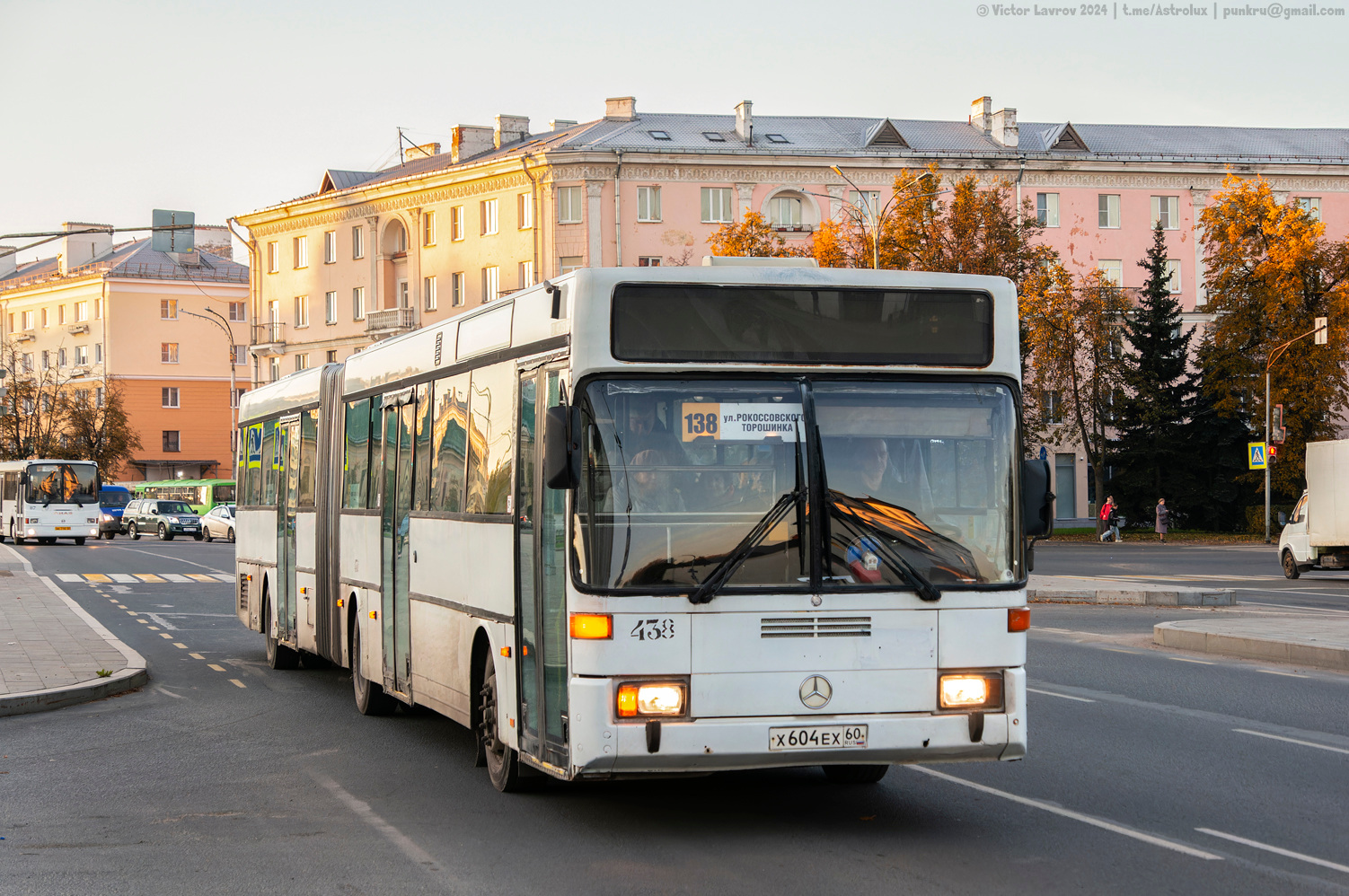 Pskov region, Mercedes-Benz O405G # 438