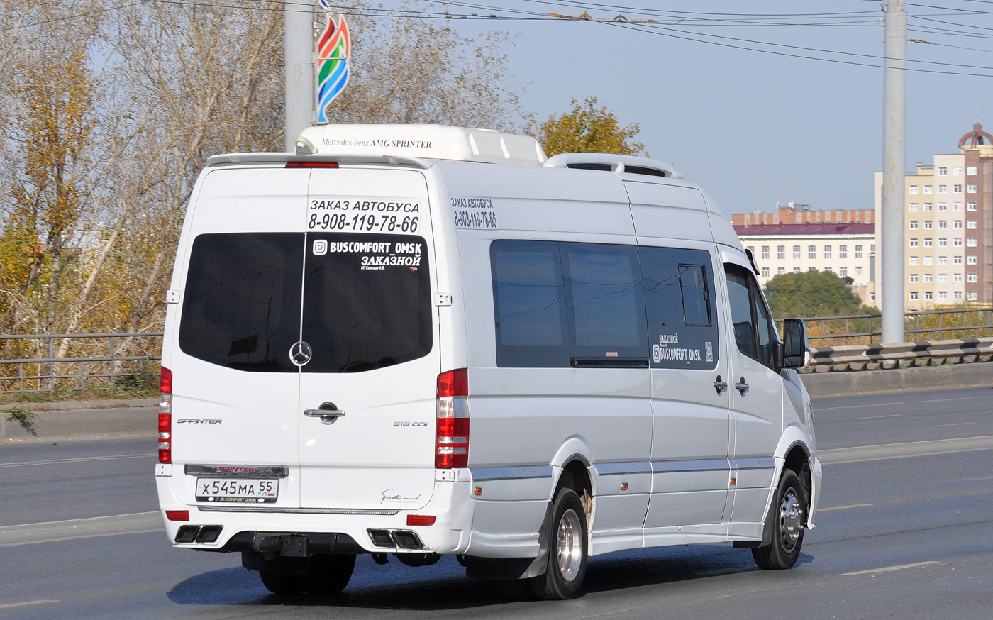 Омская область, Луидор-223602 (MB Sprinter) № Х 545 МА 55
