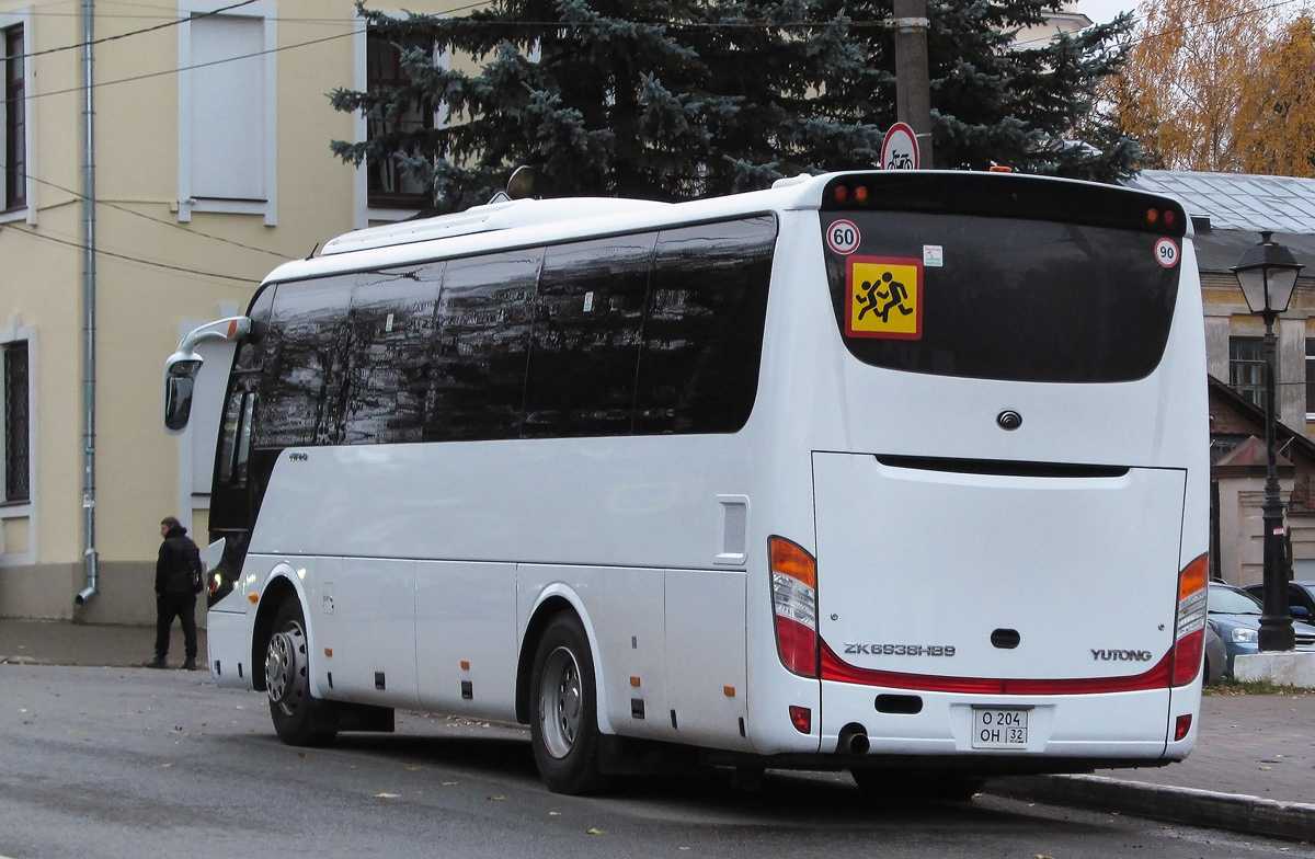 Брянская область, Yutong ZK6938HB9 № О 204 ОН 32