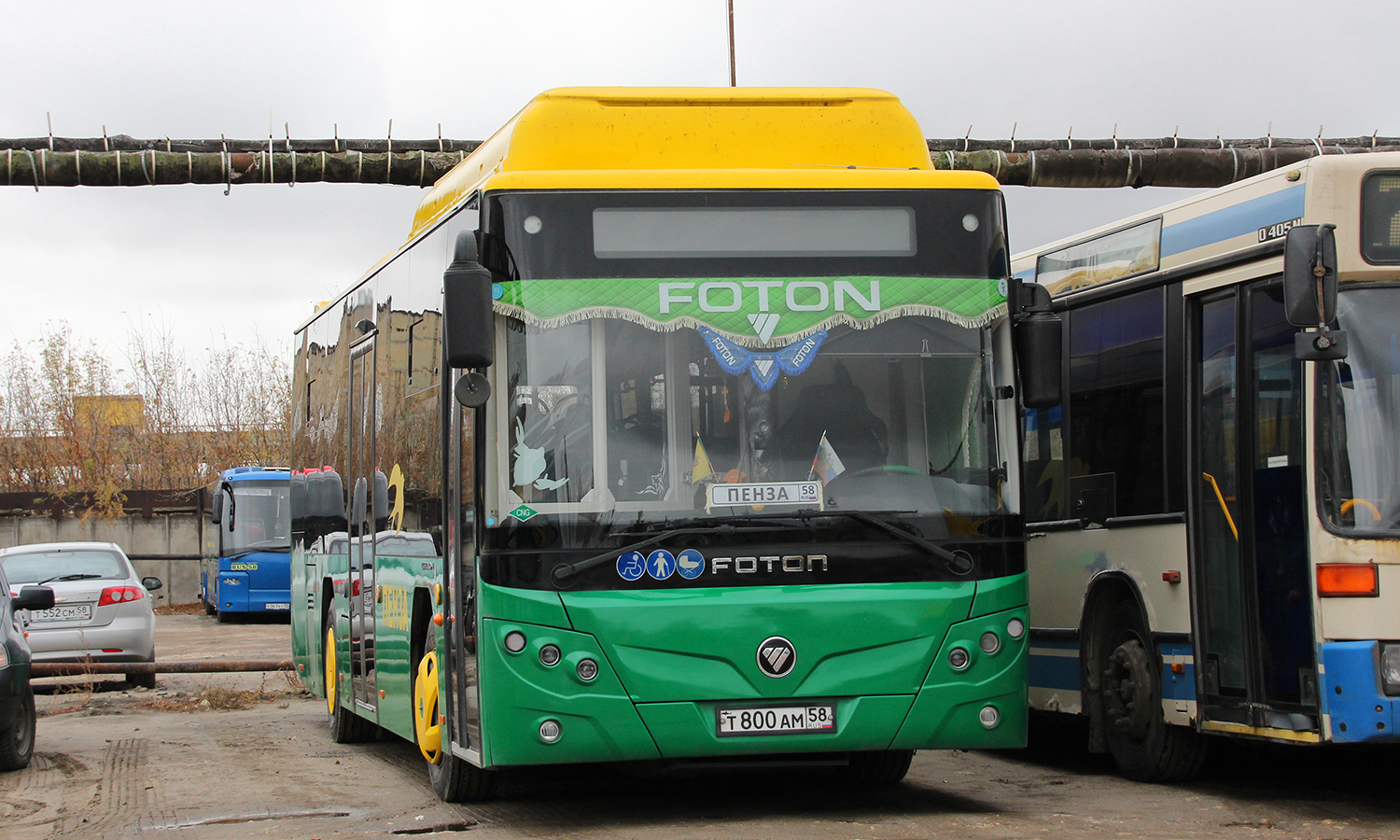 Пензенская область, Foton BJ6105C6MCD-1 № Т 800 АМ 58