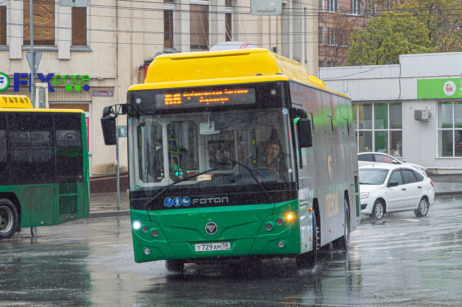 Пензенская область, Foton BJ6105C6MCD-1 № Т 729 АМ 58