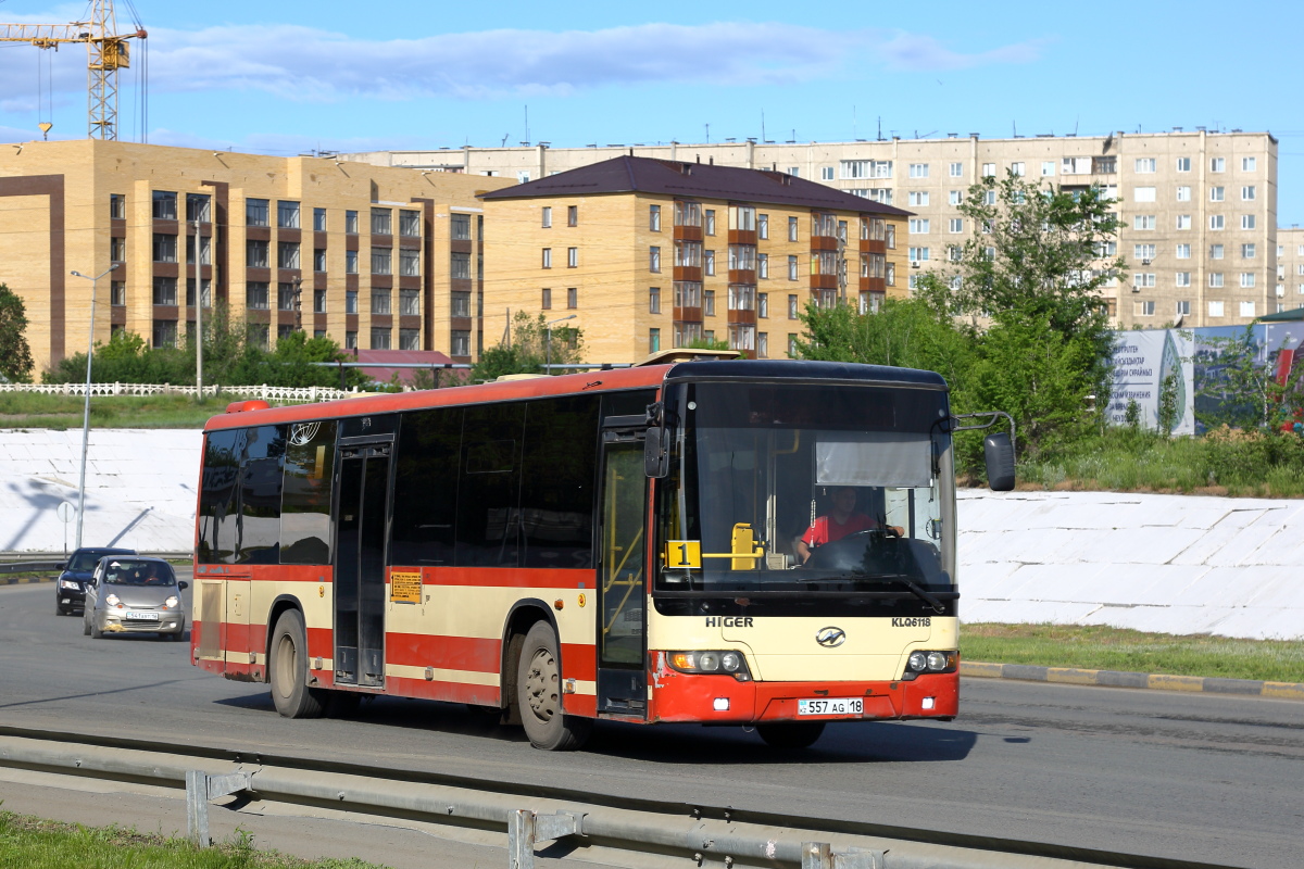 Абайская область, Higer KLQ6118GQ № 557 AG 18