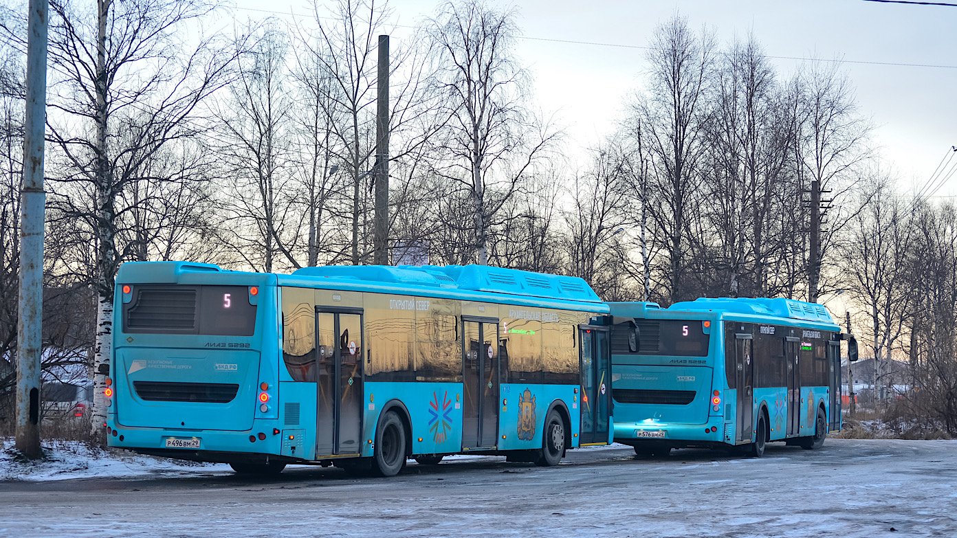 Архангельская область, ЛиАЗ-5292.67 (CNG) № Р 496 ВМ 29 Архангельская область, ЛиАЗ-5292.67 (CNG) № Р 496 ВМ 29