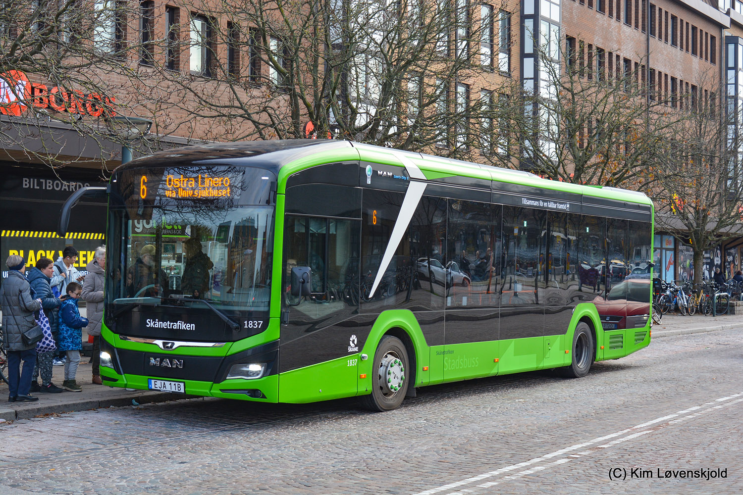 Швеция, MAN 12C Lion's City 12 E NL326 № 1837 Швеция, MAN 12C Lion's City 12 E NL326 № 1837