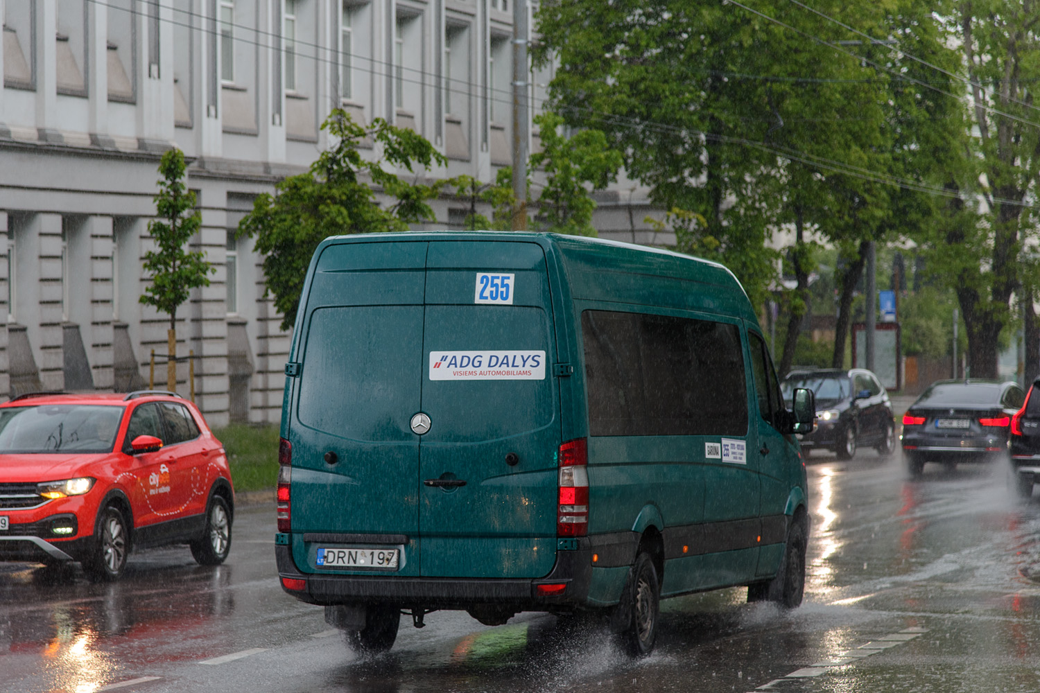 Литва, Mercedes-Benz Sprinter W906 313CDI № DRN 197