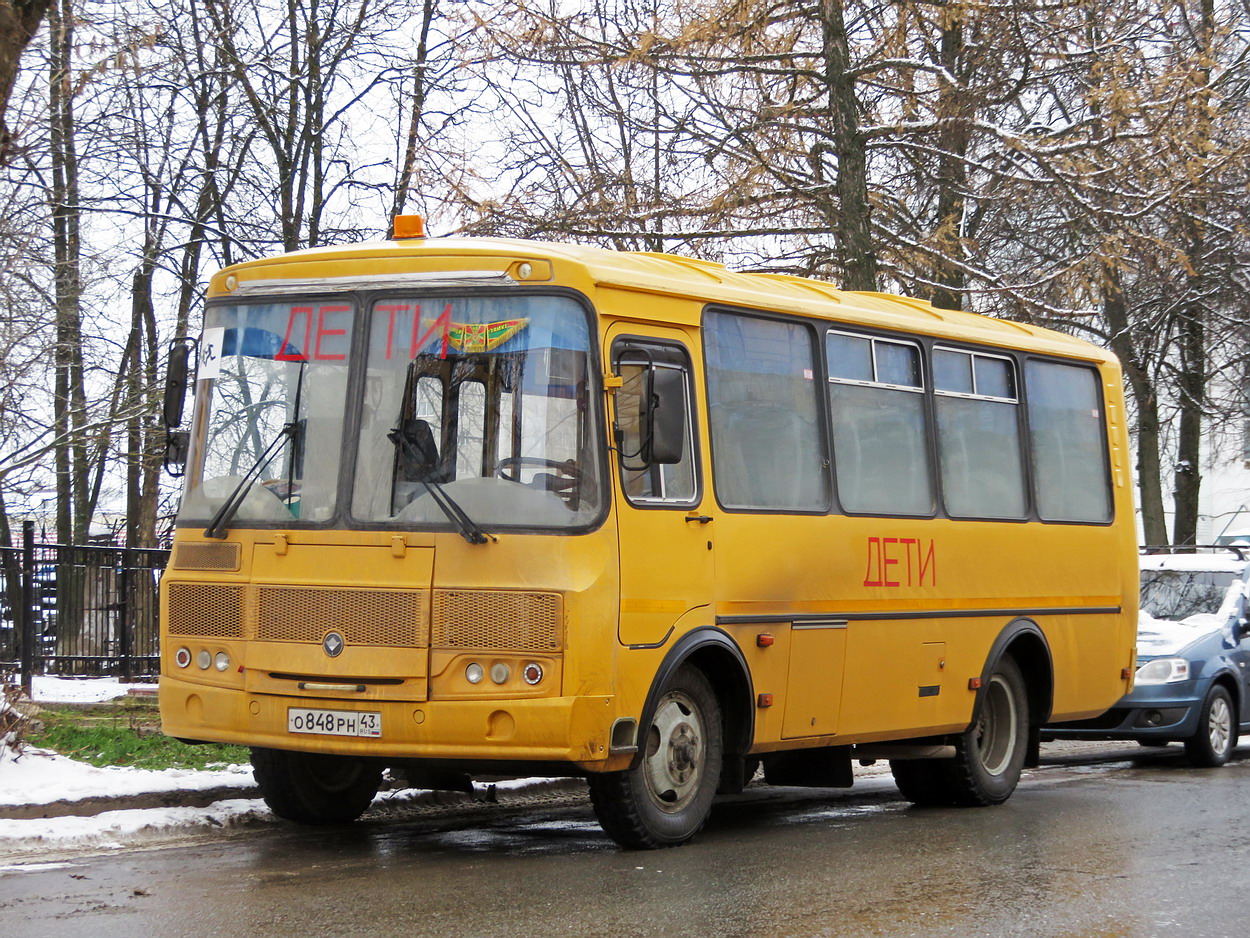 Кировская область, ПАЗ-32053-70 № О 848 РН 43