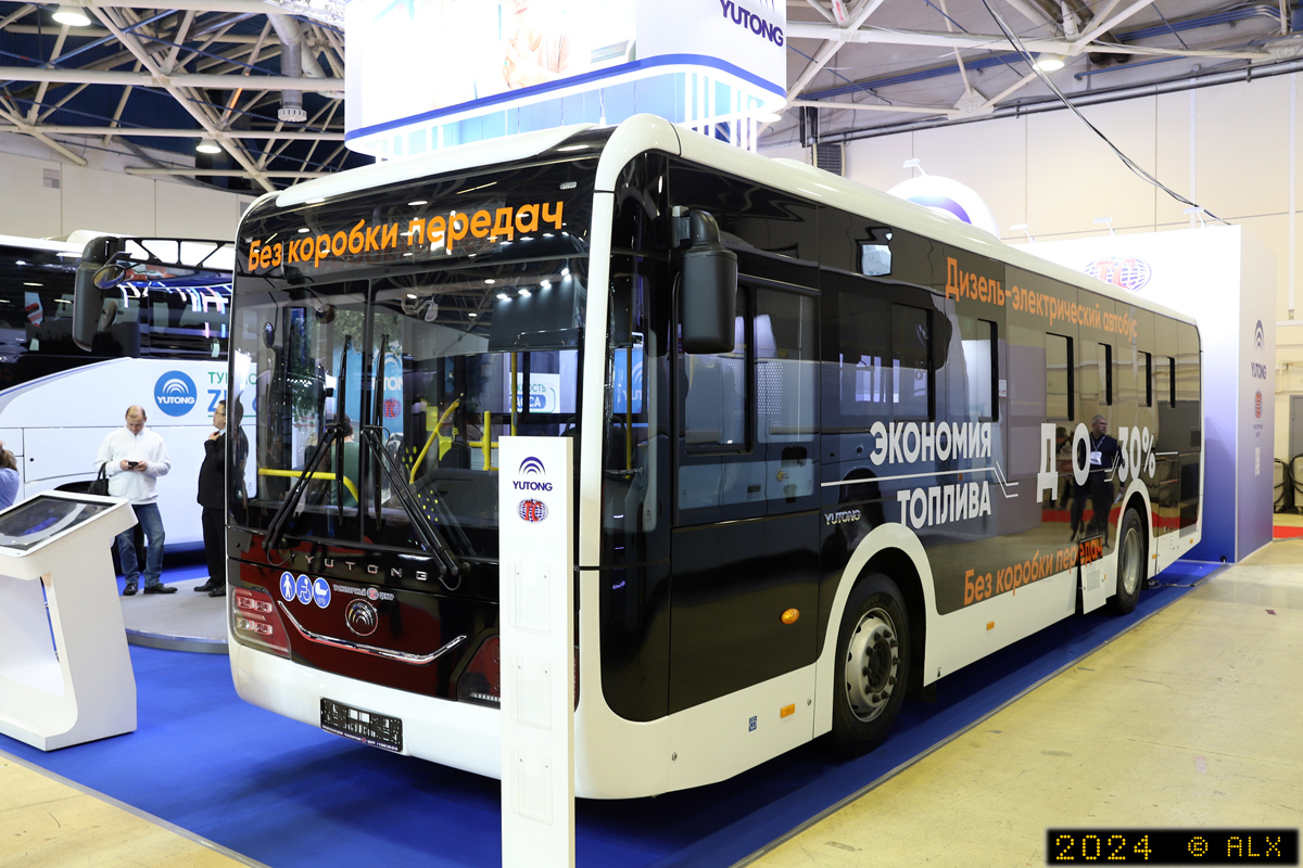 Москва, Yutong ZK6116CHEVG № Yutong-18986; Москва — Международная выставка "Комтранс 2024"