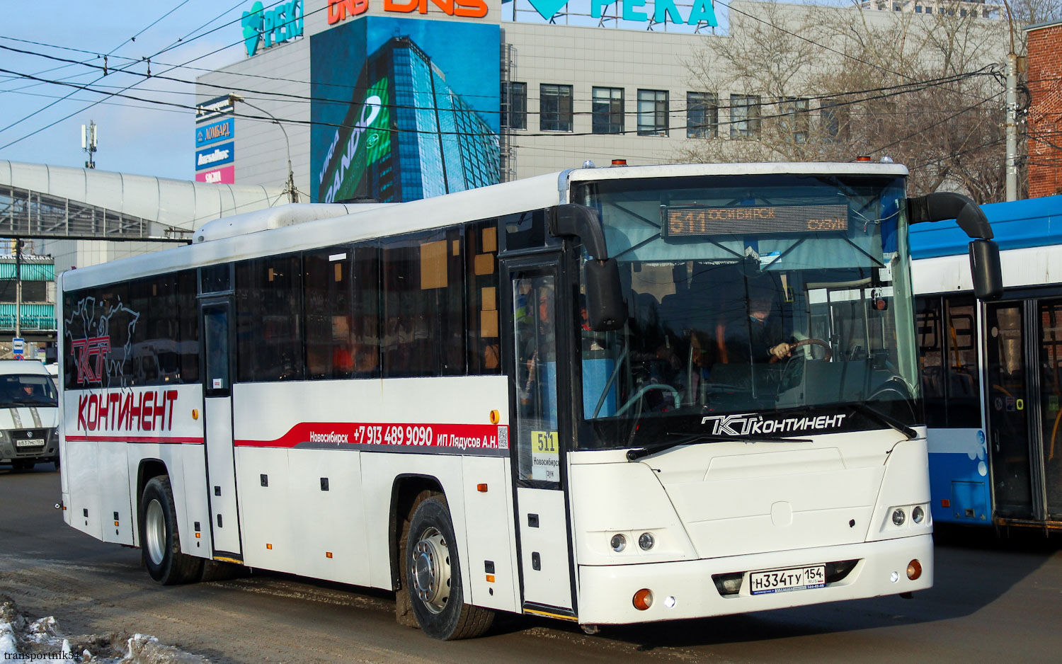 Новосибирская область, ЛиАЗ-525110-10 № Н 334 ТУ 154