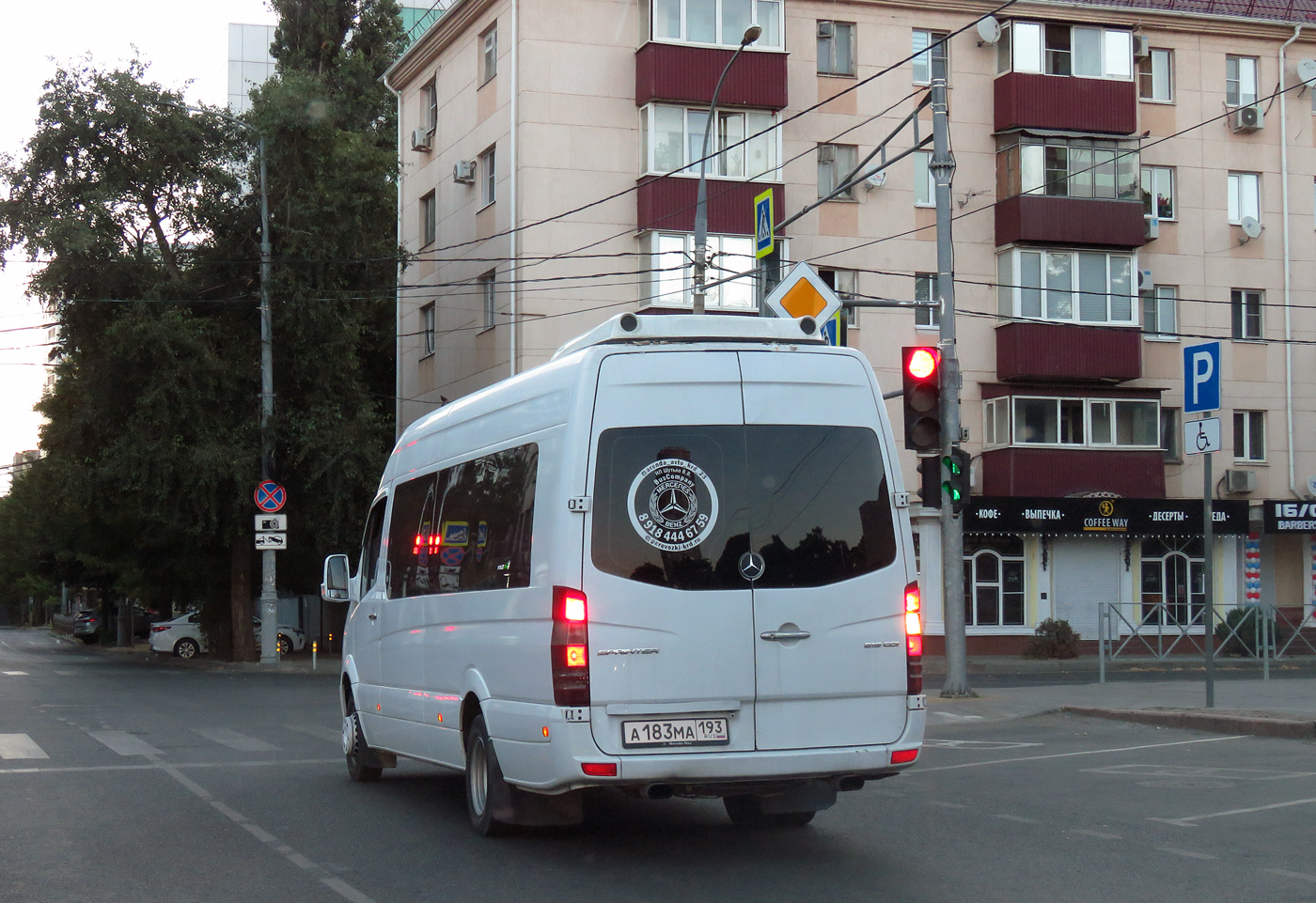 Краснодарский край, Луидор-22360C (MB Sprinter) № А 183 МА 193