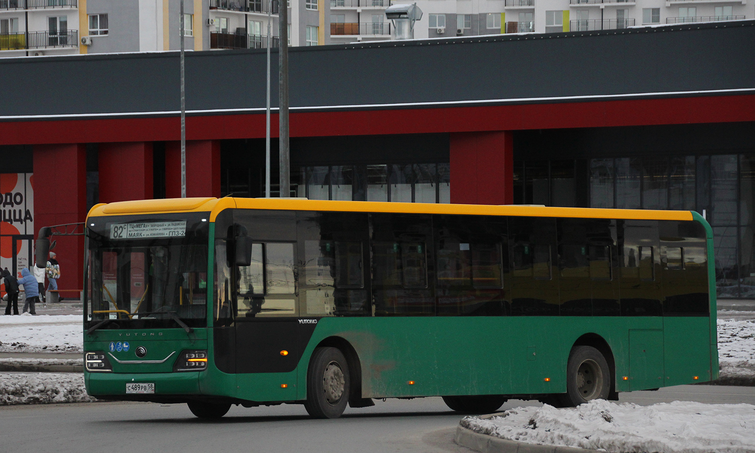 Пензенская область, Yutong ZK6116HG № С 489 РВ 58