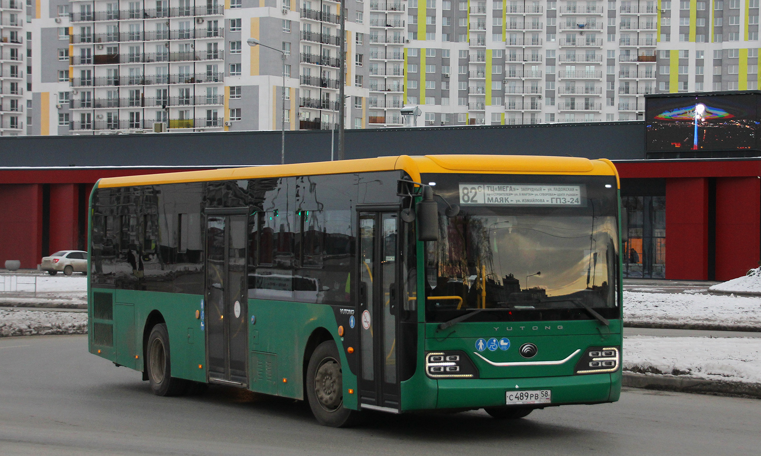 Пензенская область, Yutong ZK6116HG № С 489 РВ 58