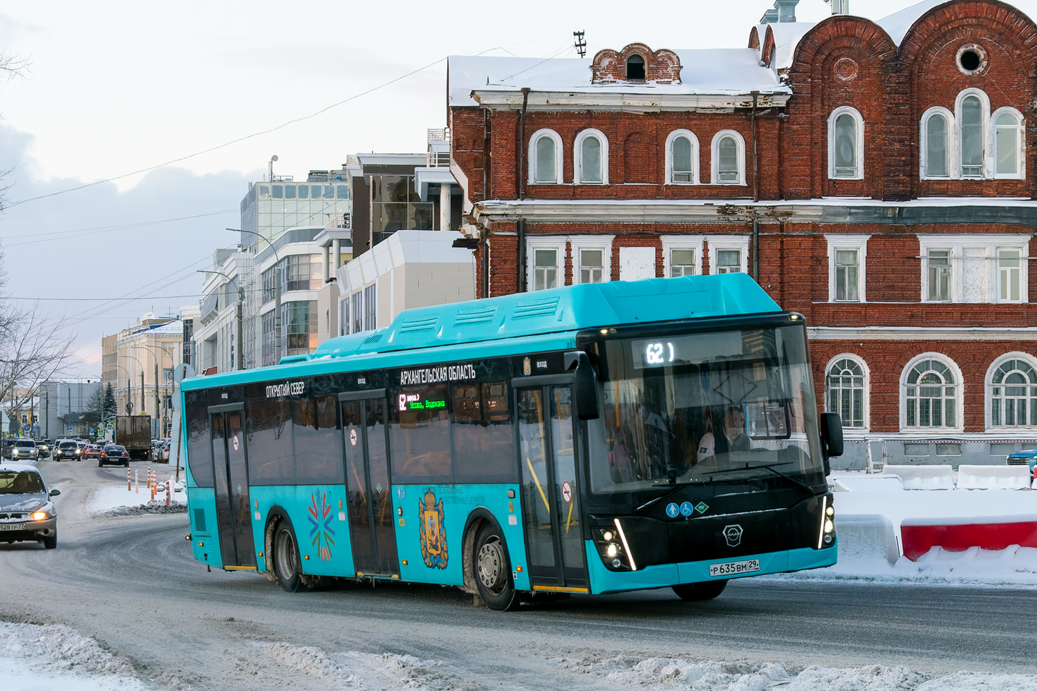 Архангельская область, ЛиАЗ-5292.67 (CNG) № Р 635 ВМ 29 Архангельская область, ЛиАЗ-5292.67 (CNG) № Р 635 ВМ 29