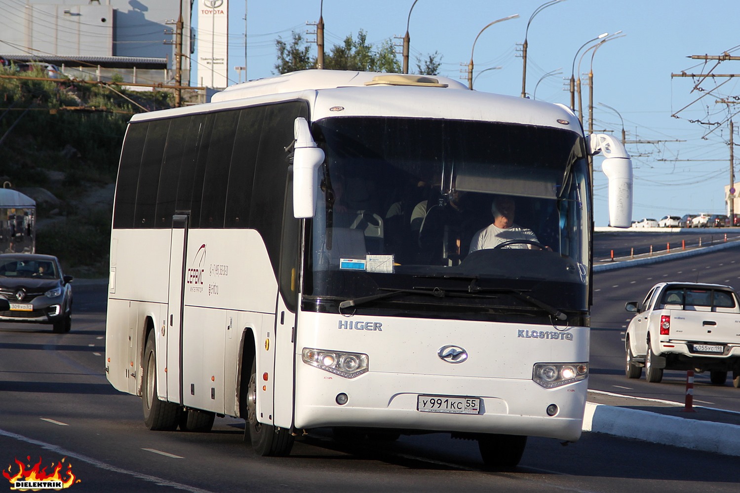 Омская область, Higer KLQ6129TQL № У 991 КС 55