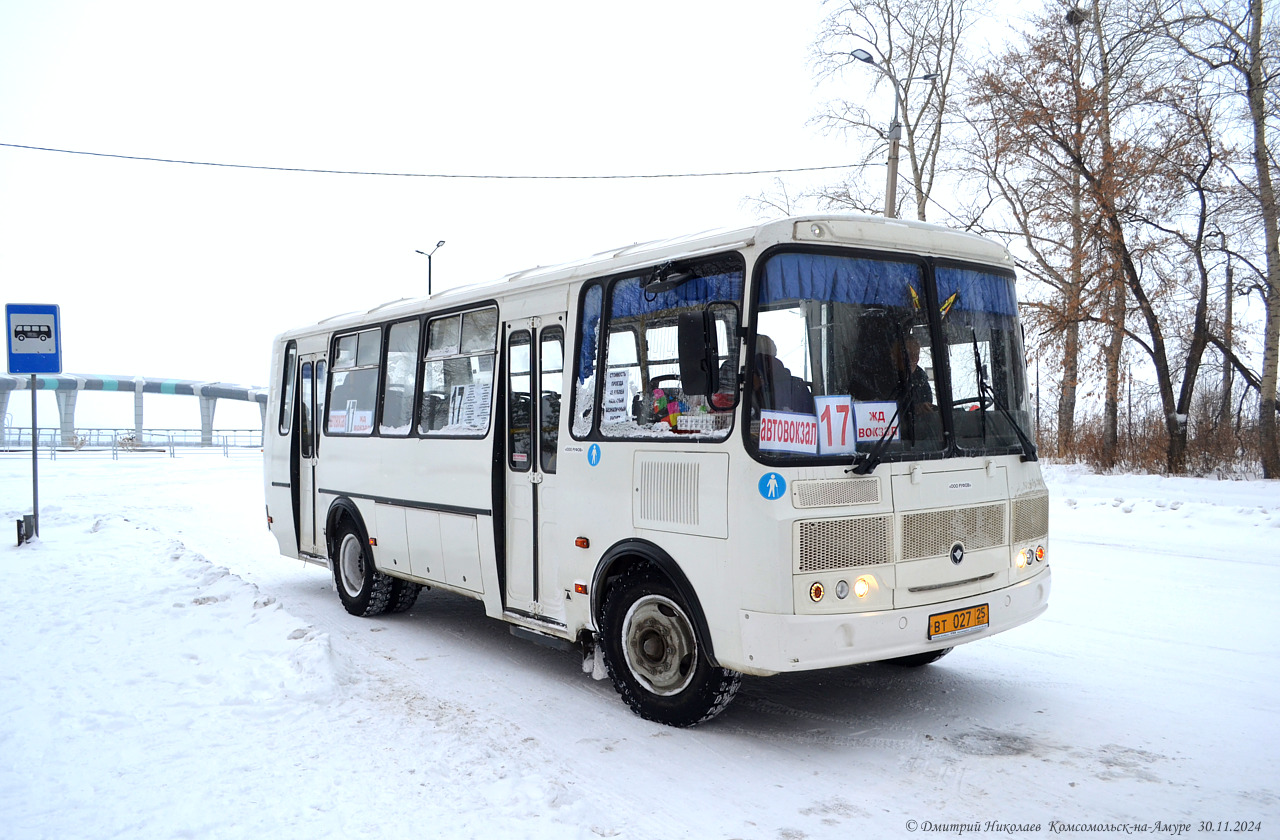 Хабаровский край, ПАЗ-4234-04 № ВТ 027 25