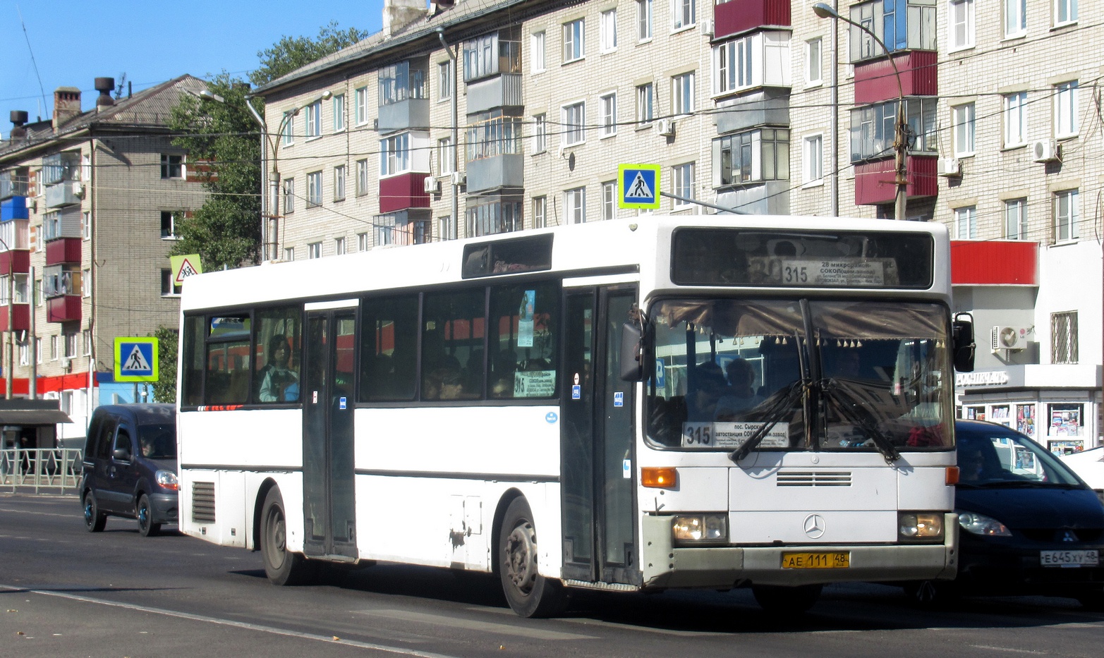 Липецкая область, Mercedes-Benz O405 № АЕ 111 48