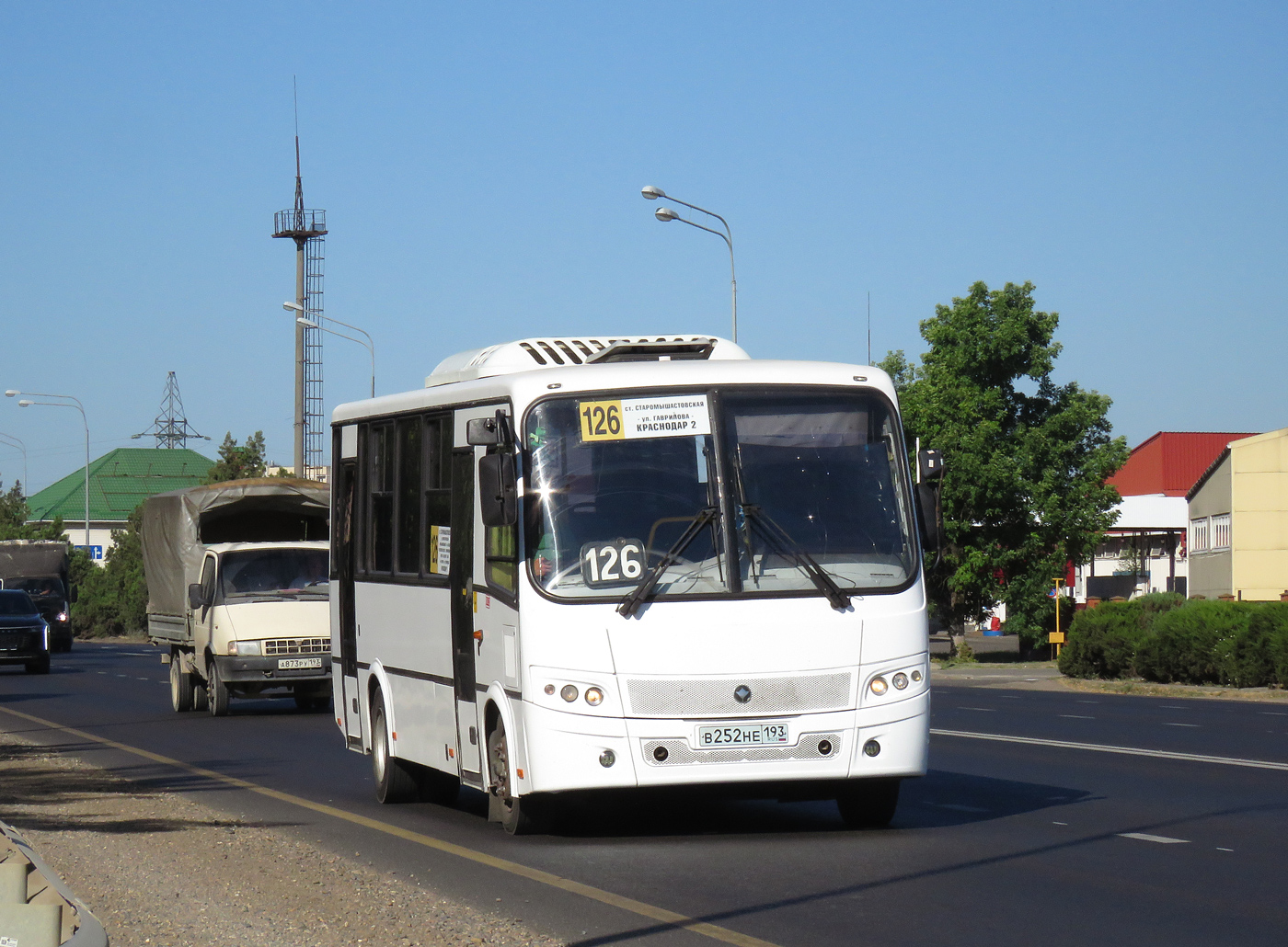Краснодарский край, ПАЗ-320412-04 "Вектор" № В 252 НЕ 193