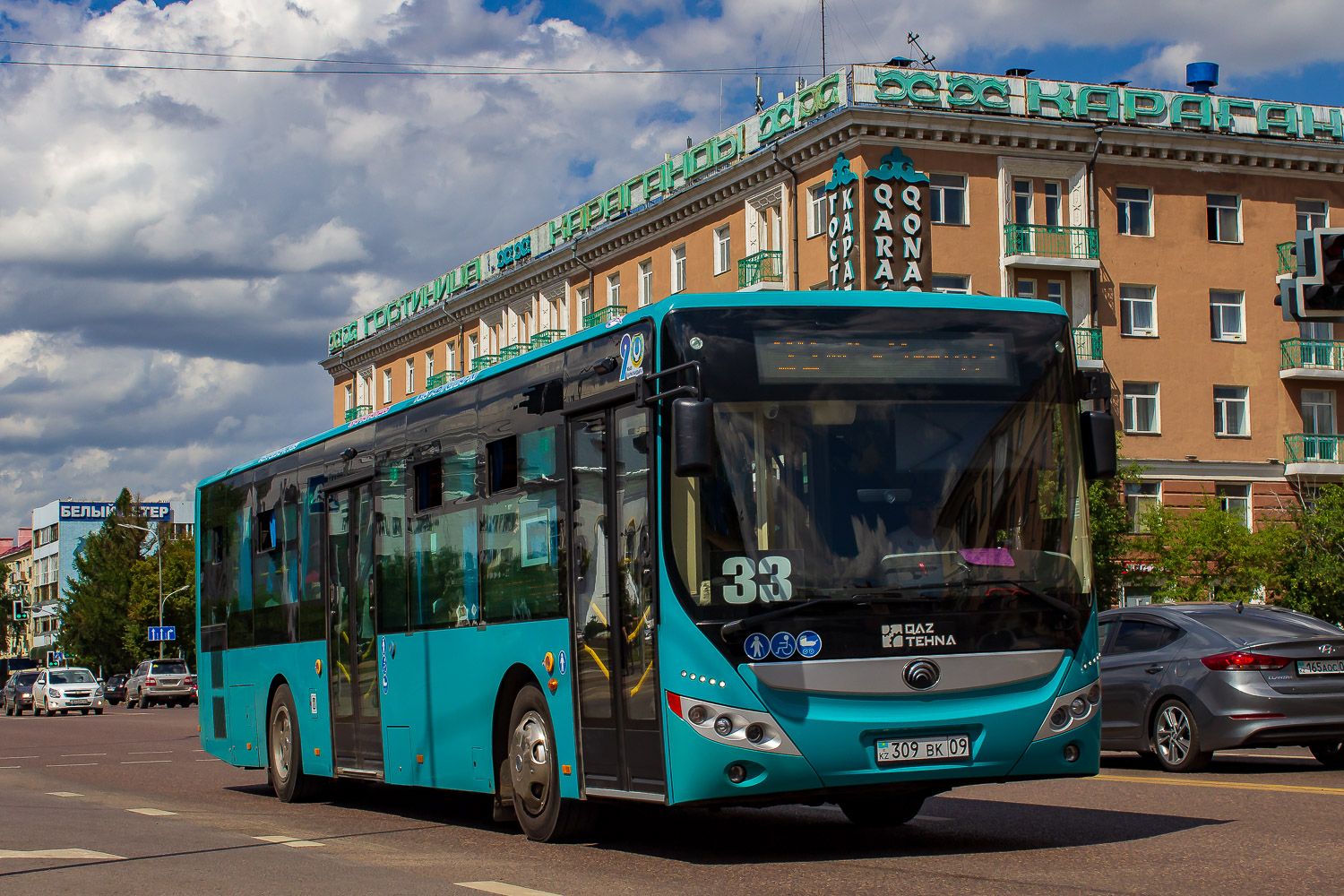 Карагандинская область, Yutong ZK6118HGA (QazTehna) № 309 BK 09