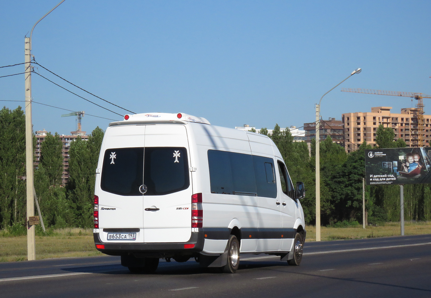 Краснодарский край, Луидор-22360C (MB Sprinter) № В 653 СА 193