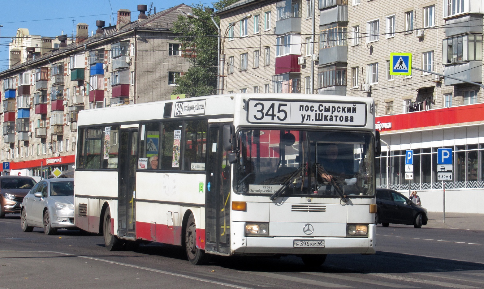 Липецкая область, Mercedes-Benz O405 № Е 396 КМ 48