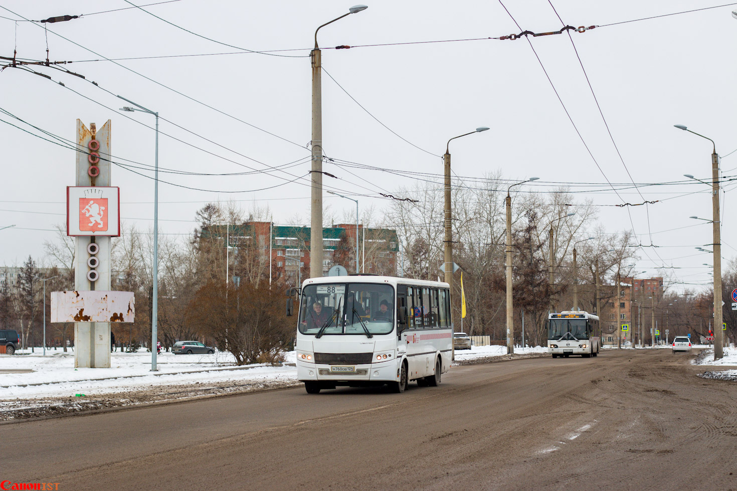 Красноярский край, ПАЗ-320412-04 "Вектор" № Н 760 ОВ 124