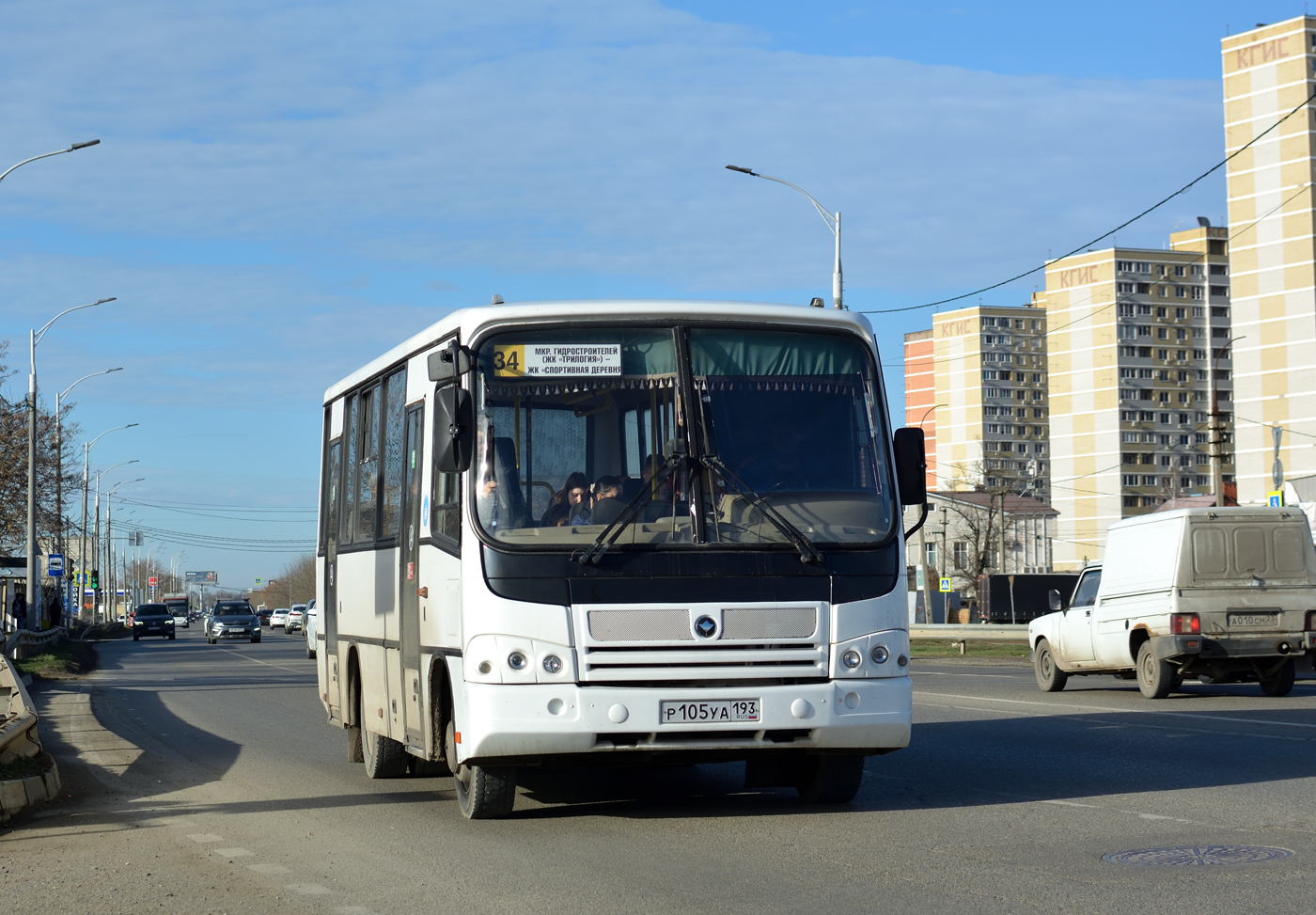 Краснодарский край, ПАЗ-320402-05 № Р 105 УА 193