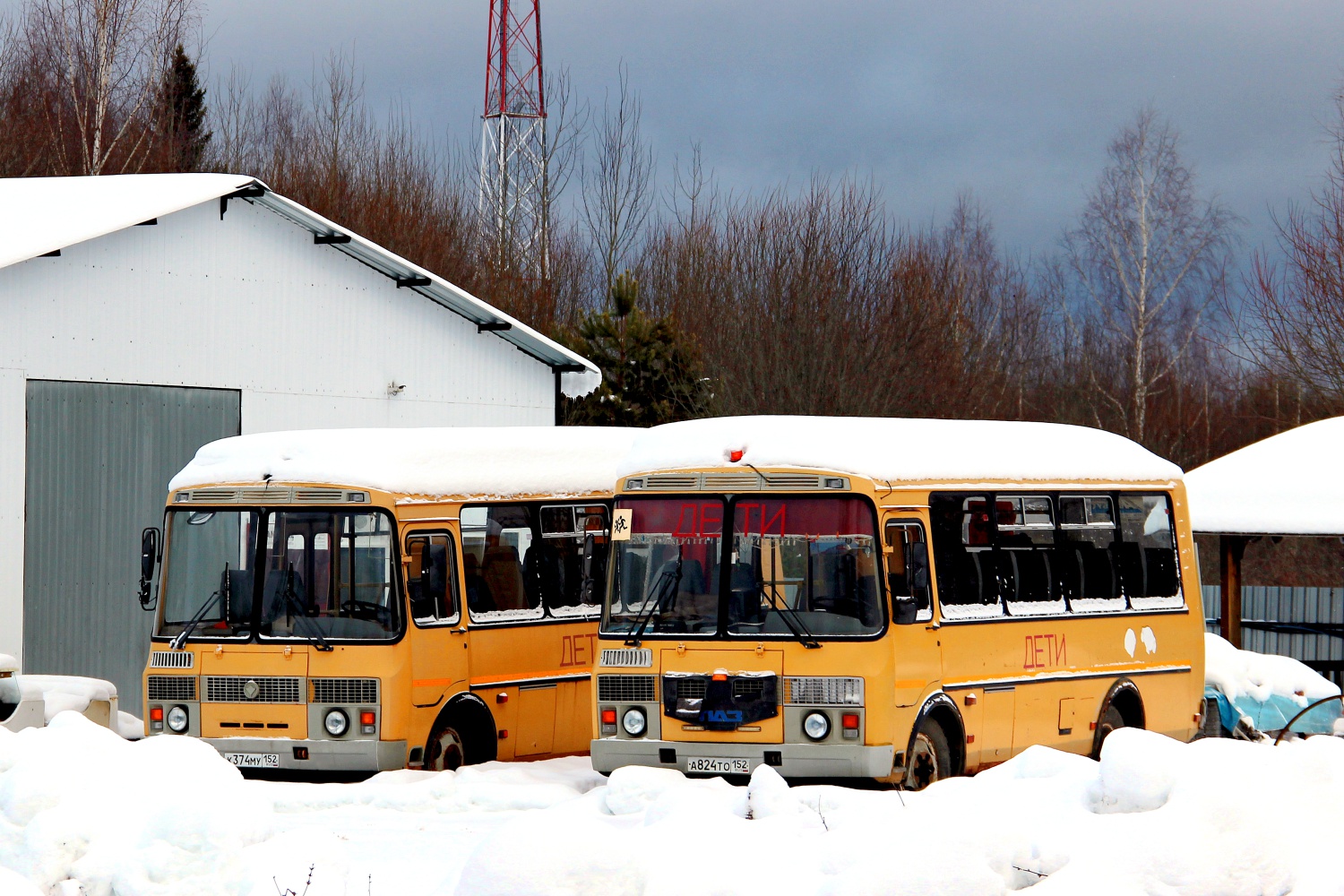 Нижегородская область, ПАЗ-32053-70 № А 824 ТО 152