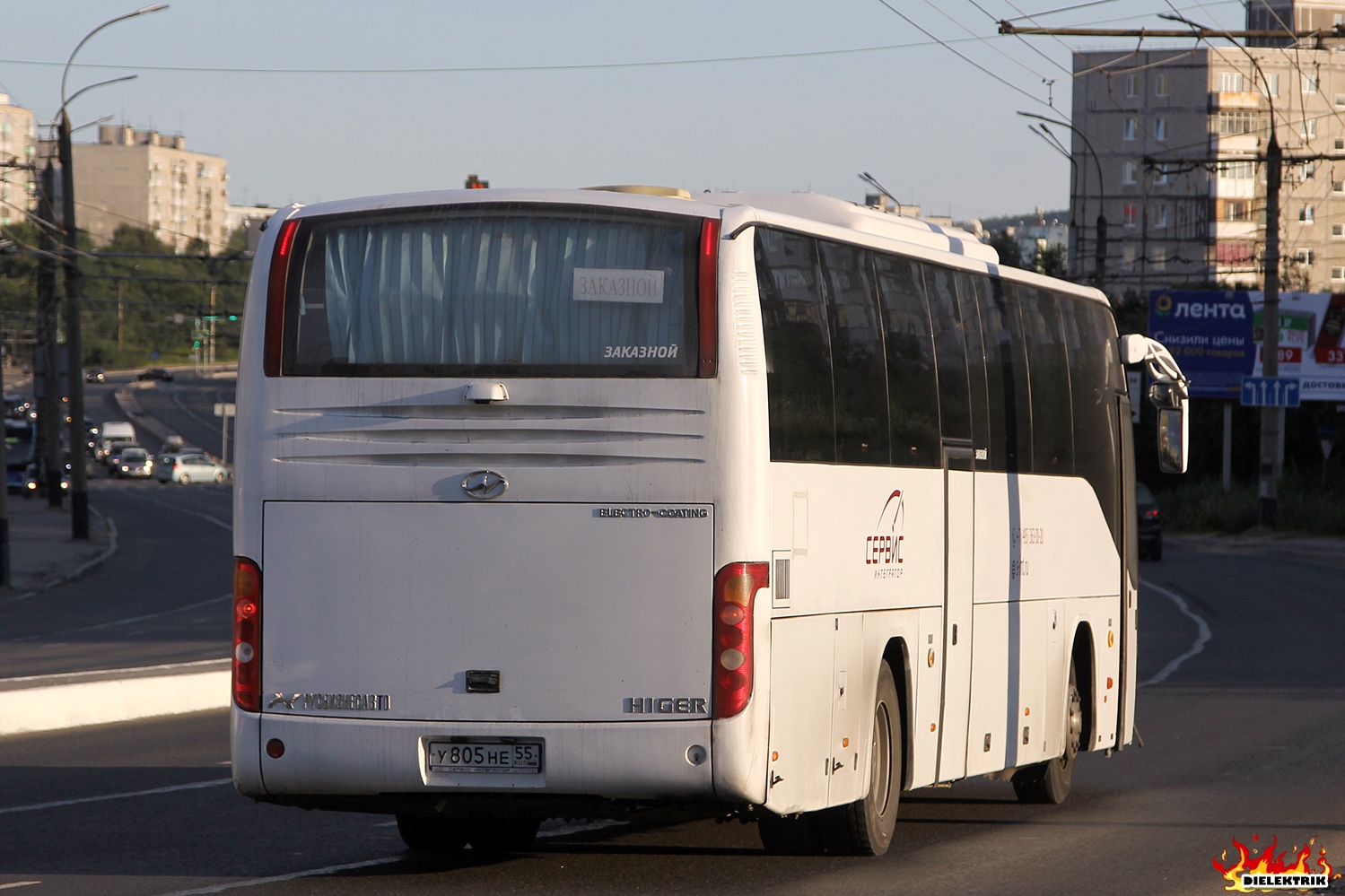Омская область, Higer KLQ6119TQ № У 805 НЕ 55