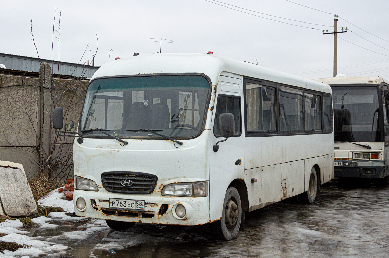 Пензенская область, Hyundai County LWB C11 (ТагАЗ) № Р 763 ВО 58