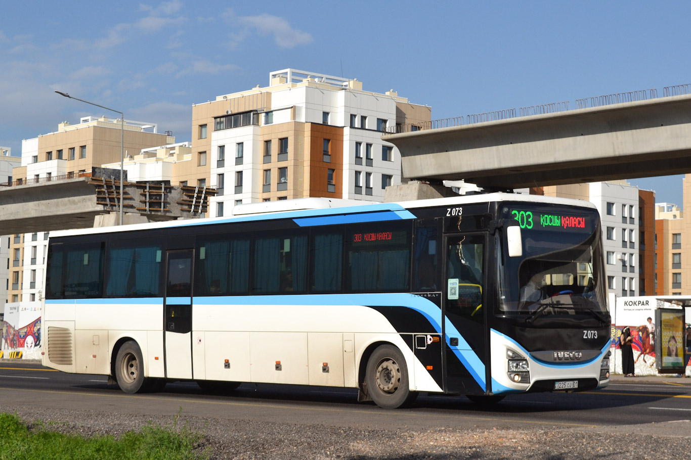 Astana, IVECO Crossway LINE 13M (SaryarkaAvtoProm) # Z073