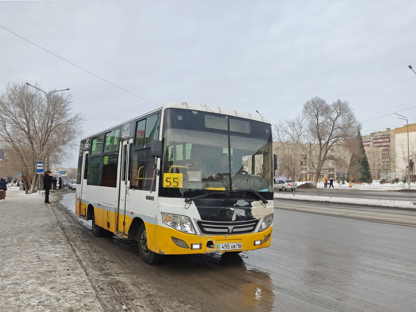 Абайская область, Dongfeng BWC6665GA5 (Qilu/СемАЗ) № 490 AW 16
