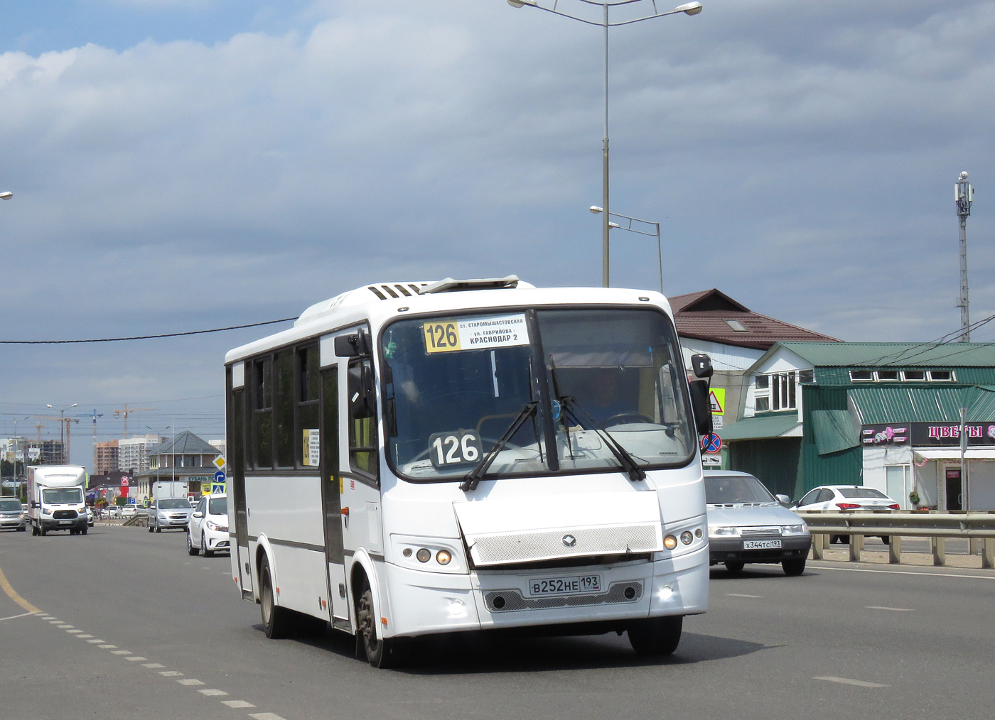 Краснодарский край, ПАЗ-320412-04 "Вектор" № В 252 НЕ 193