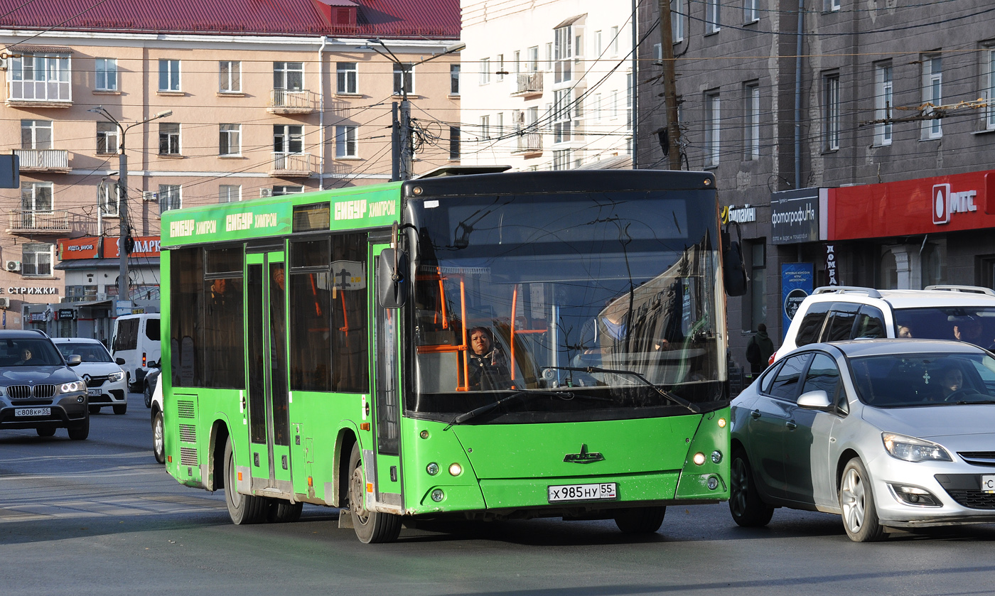 Омская область, МАЗ-206.060 № Х 985 НУ 55