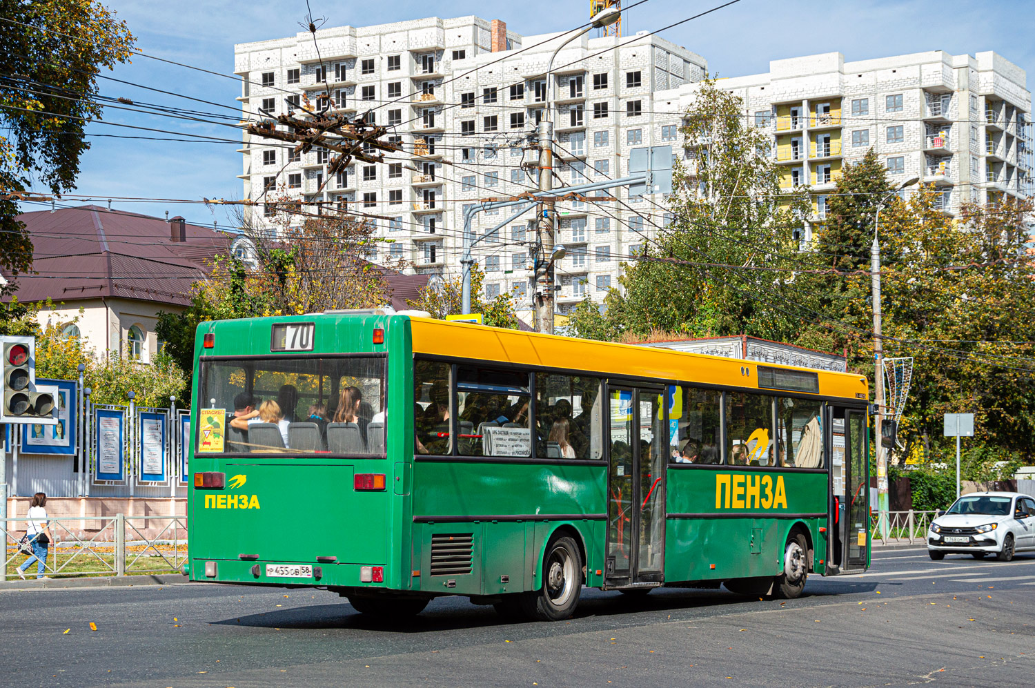 Пензенская область, Mercedes-Benz O405 № Р 455 ОВ 58