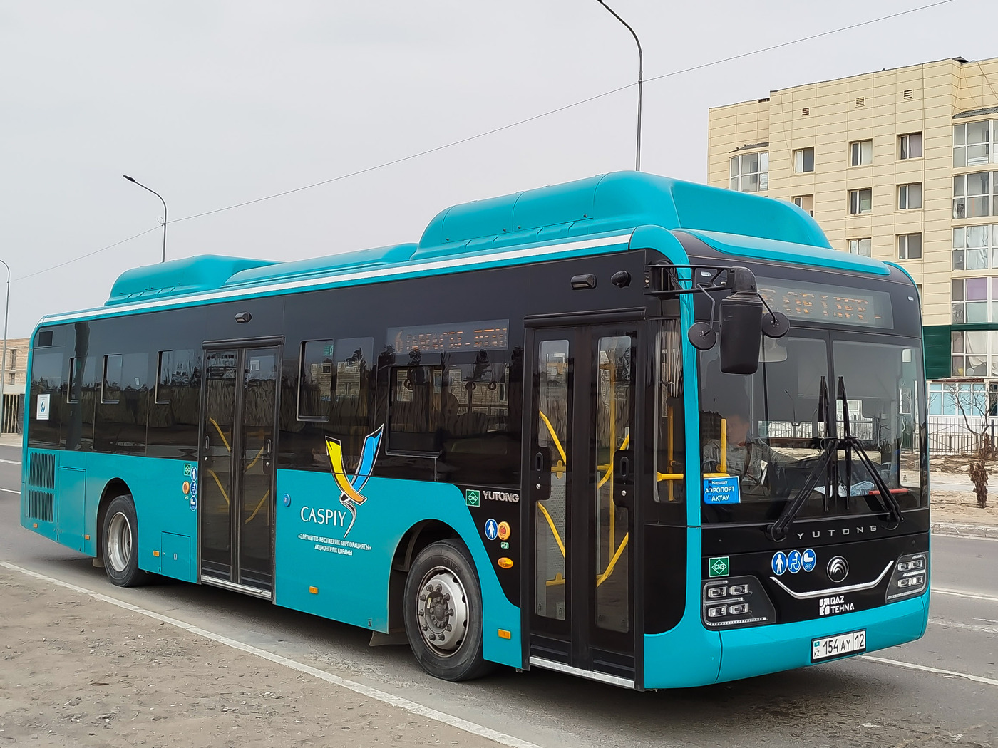 Мангистауская область, Yutong ZK6116HG (QazTehna) № 154 AY 12