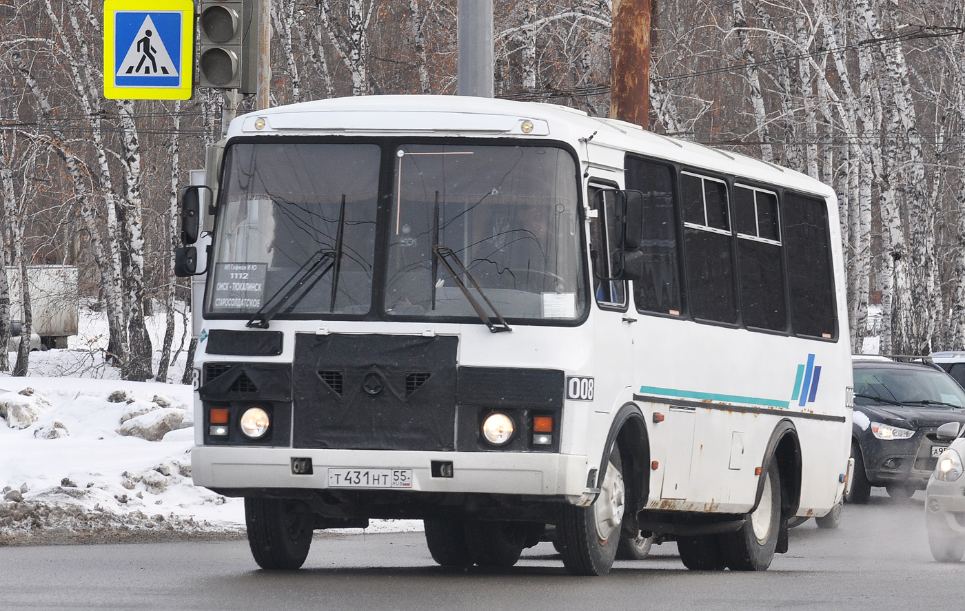 Омская область, ПАЗ-32053 № 008